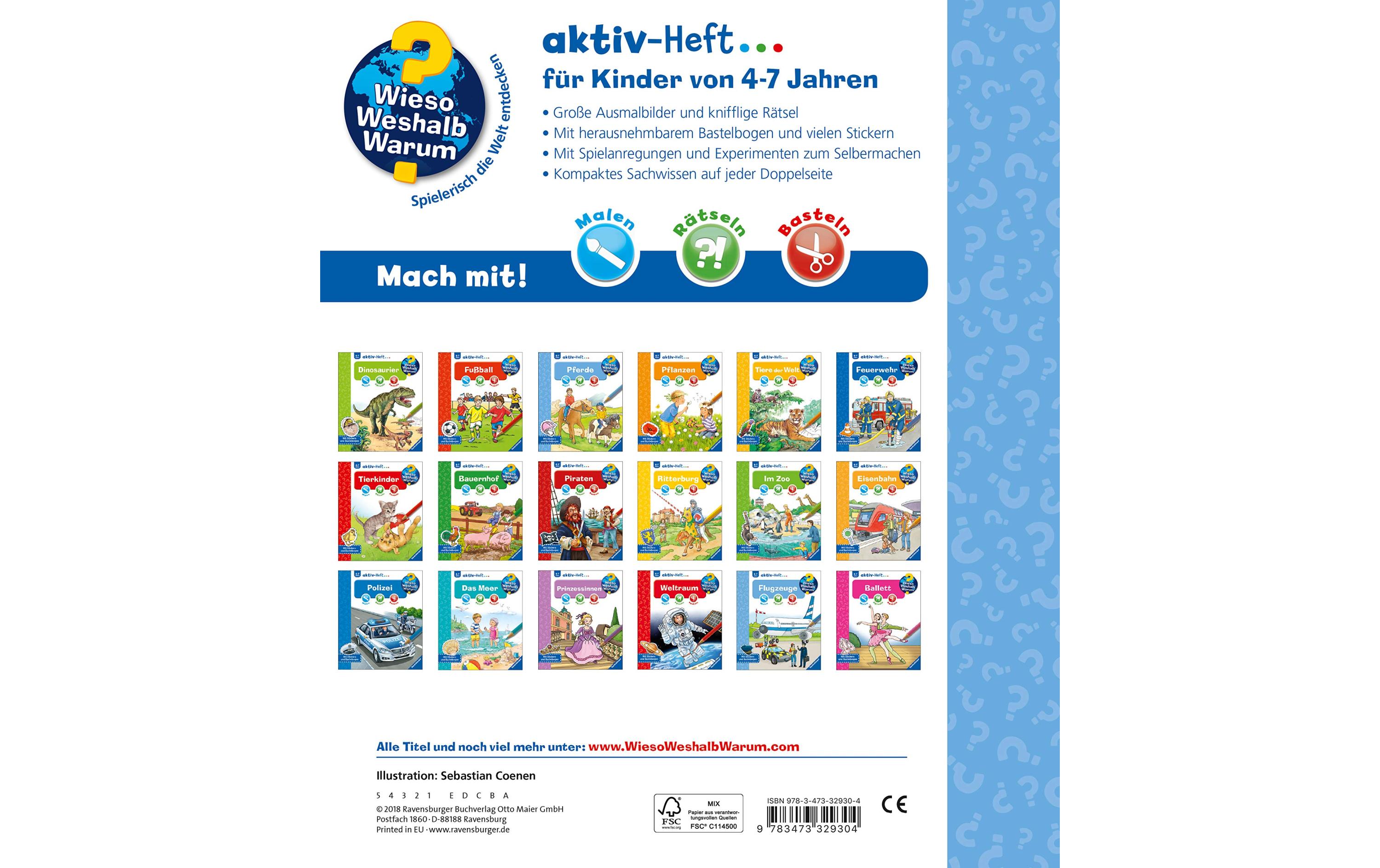 Ravensburger Kinder-Sachbuch WWW Aktiv-Heft Flugzeuge