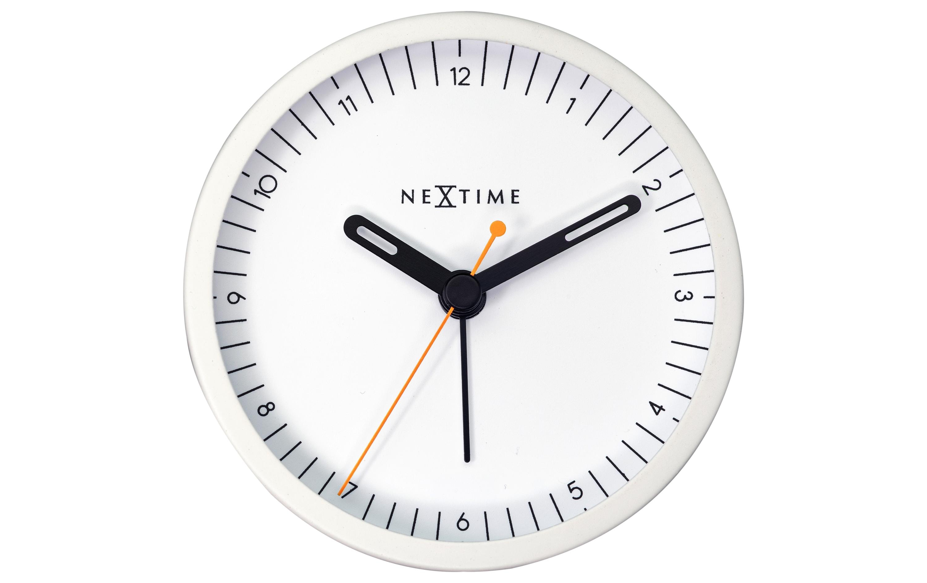 NeXtime Klassischer Wecker Small Weiss