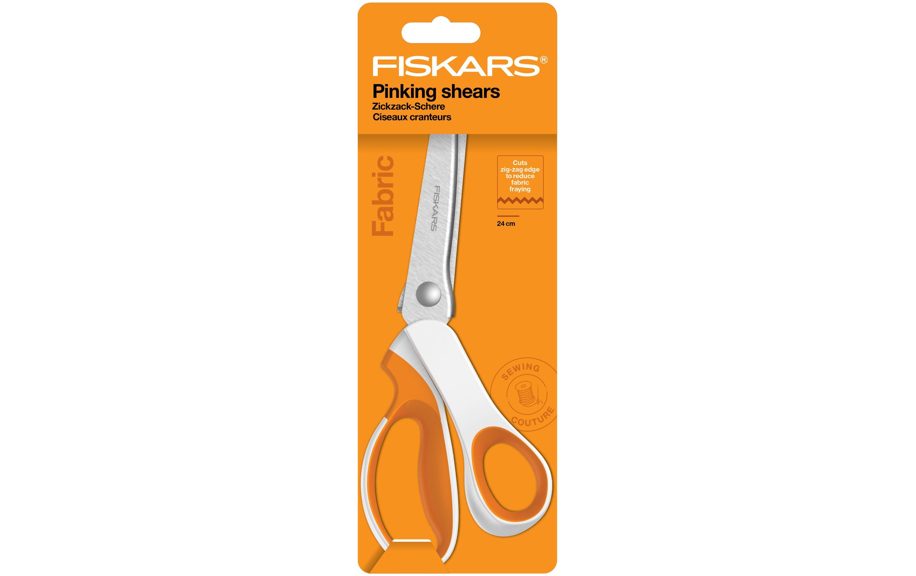 Fiskars Schere Softgrip 24 cm, rostfreier Stahl, Rechtshänder