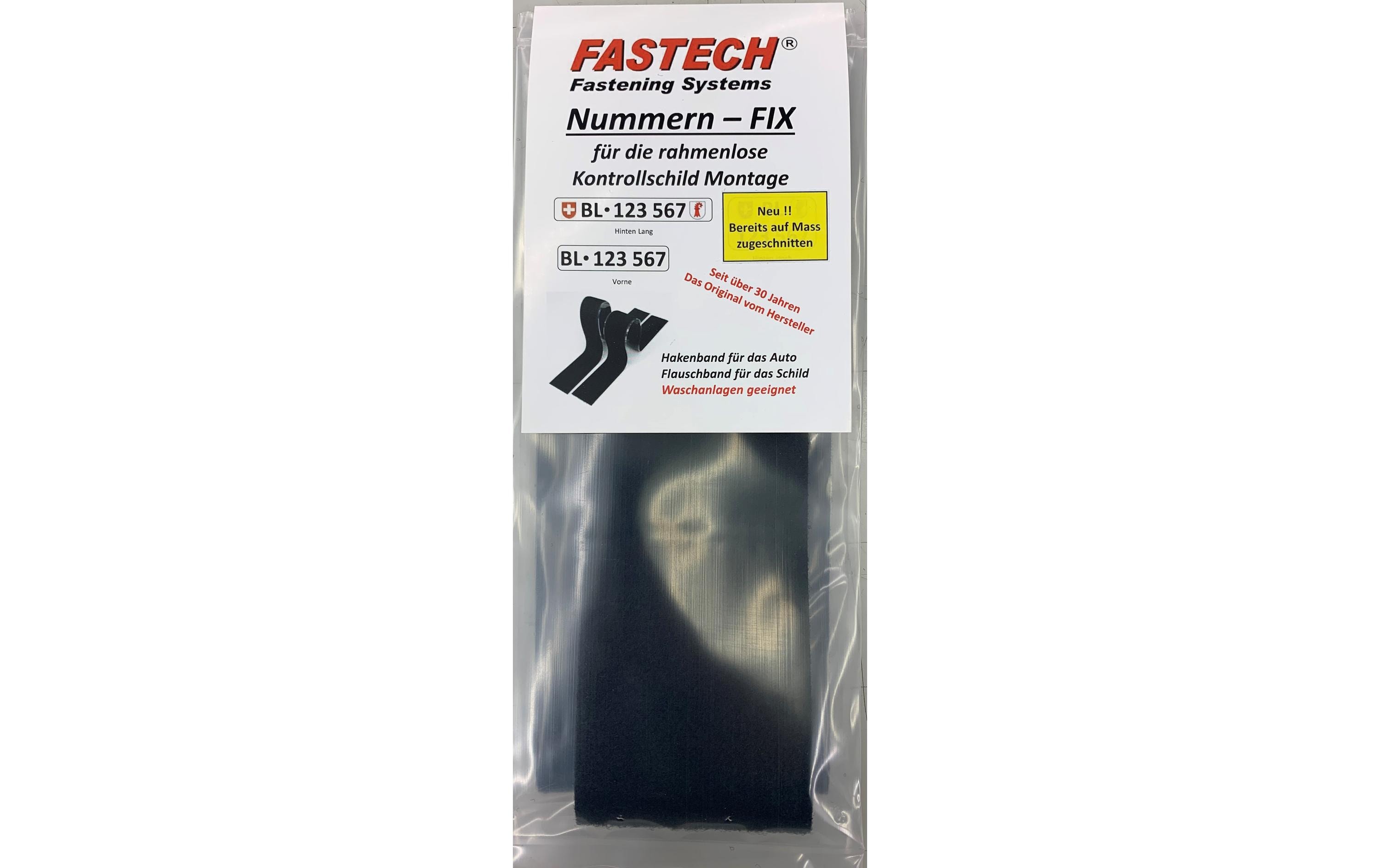 FASTECH Kennzeichenhalter Nummern Fix – Set 1