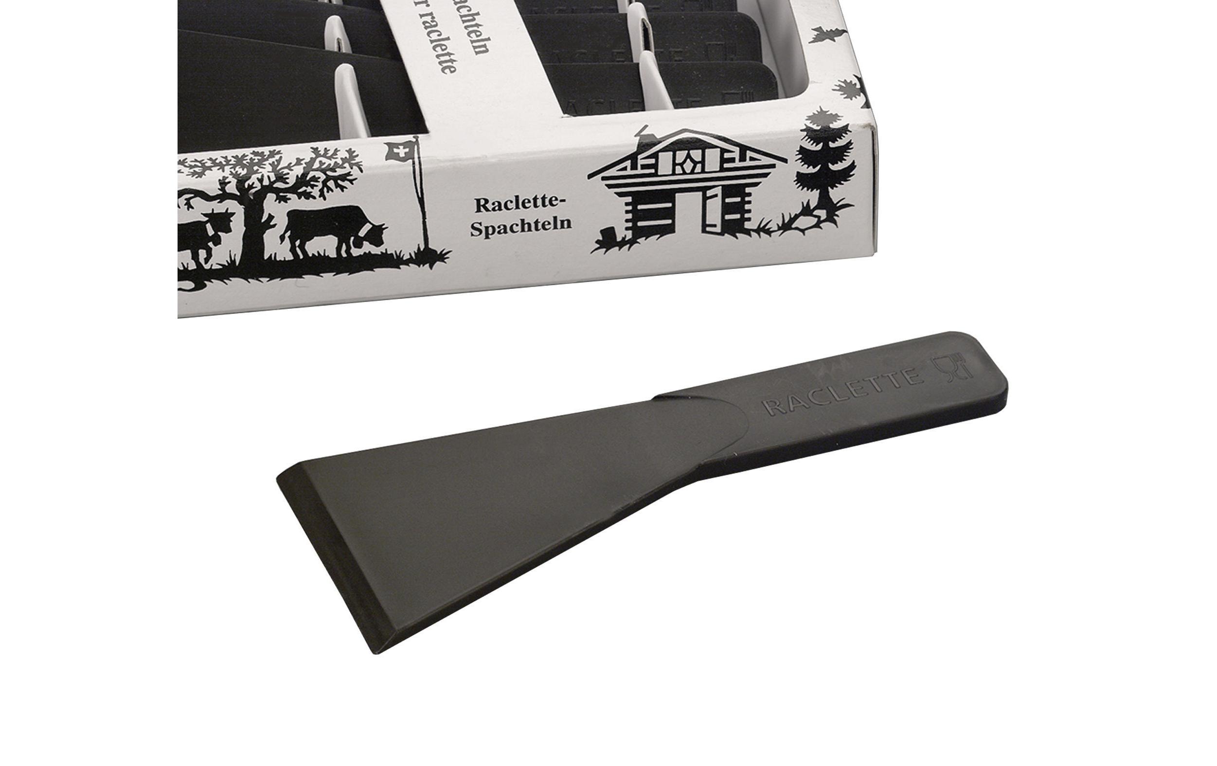 Heidi Cheese Line Raclette-Spachtel Spatula 4 Stück, Schwarz