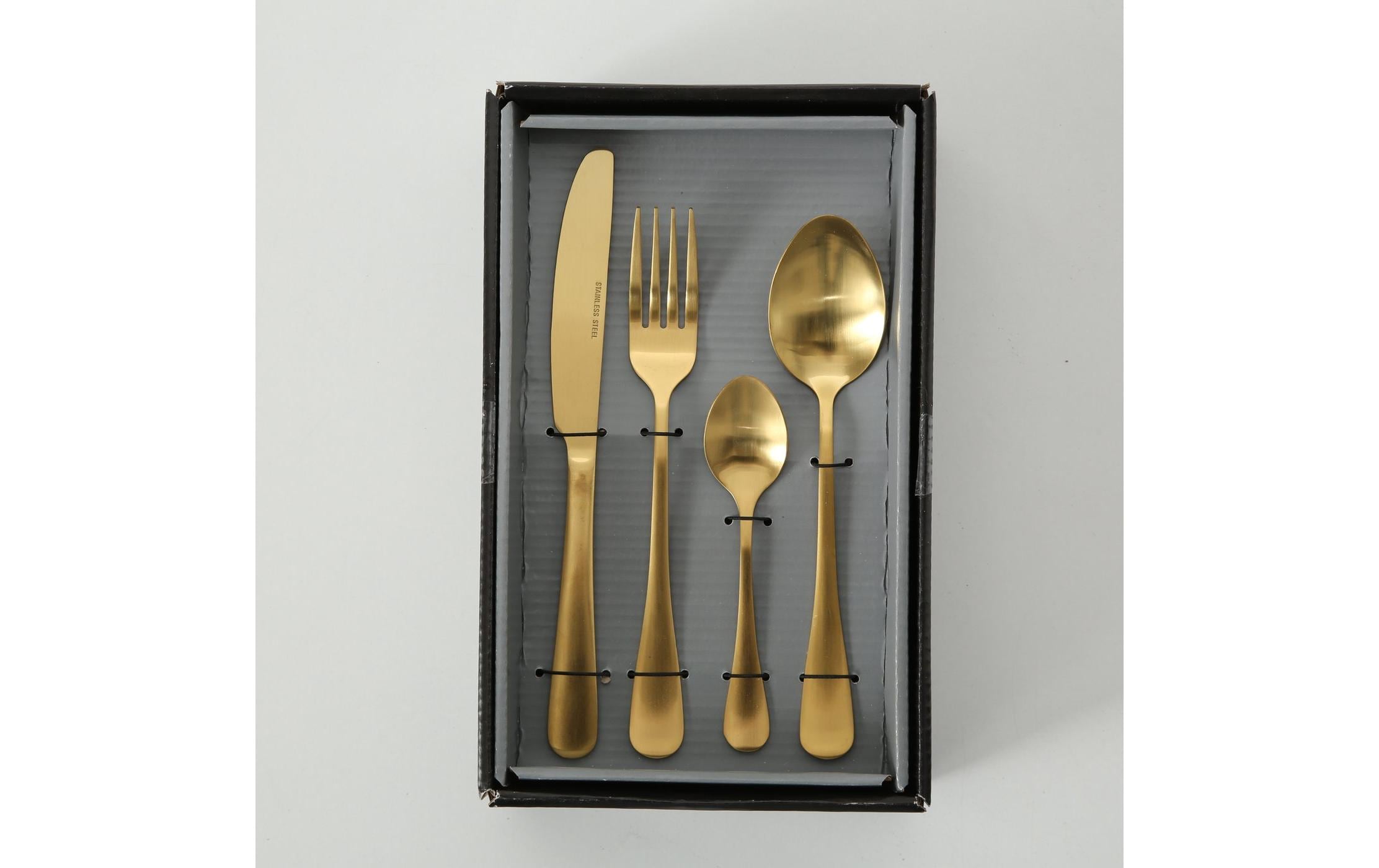 Boltze Besteck-Set Landlord 16-teilig, Gold