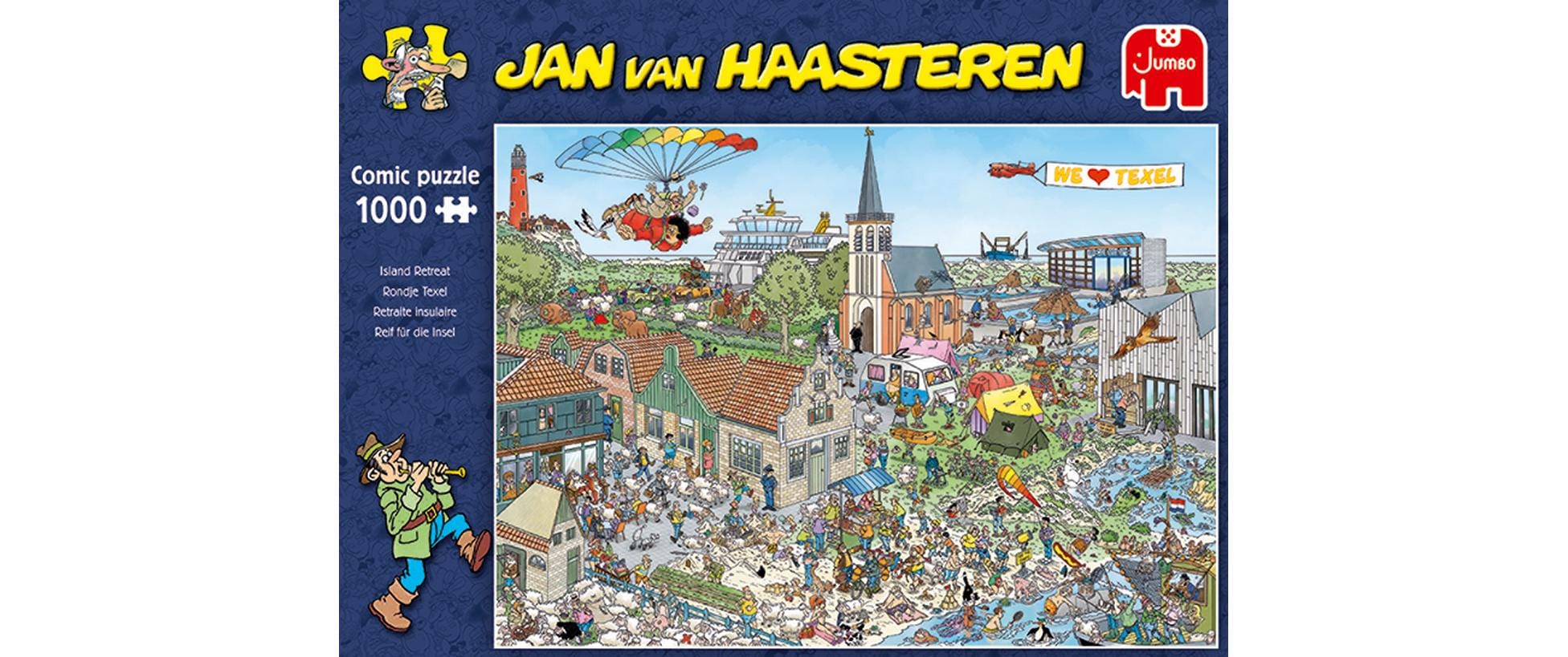 Jumbo Puzzle Reif für die Insel