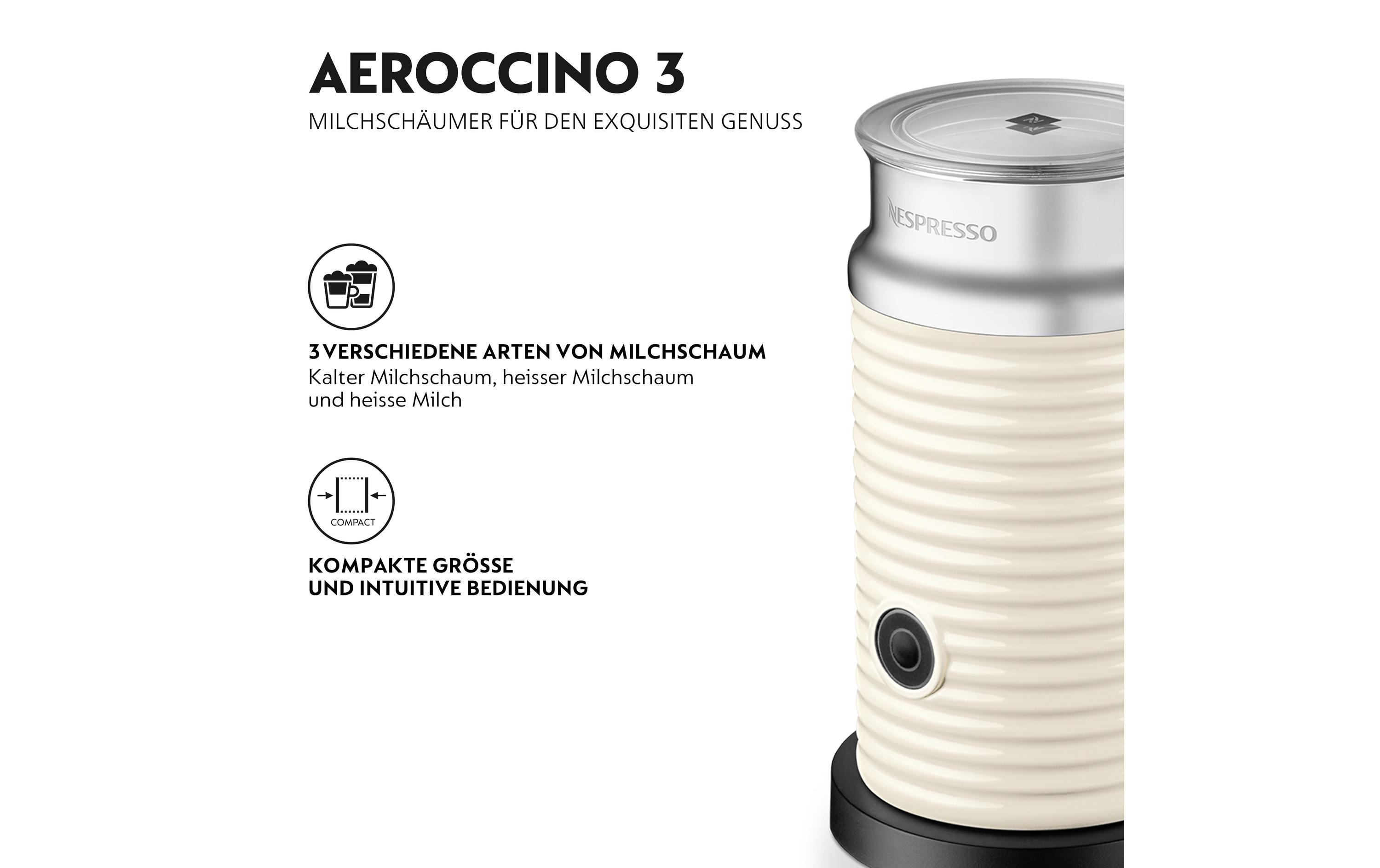 Nestlé Nespresso Milchschäumer Aeroccino 3 Weiss