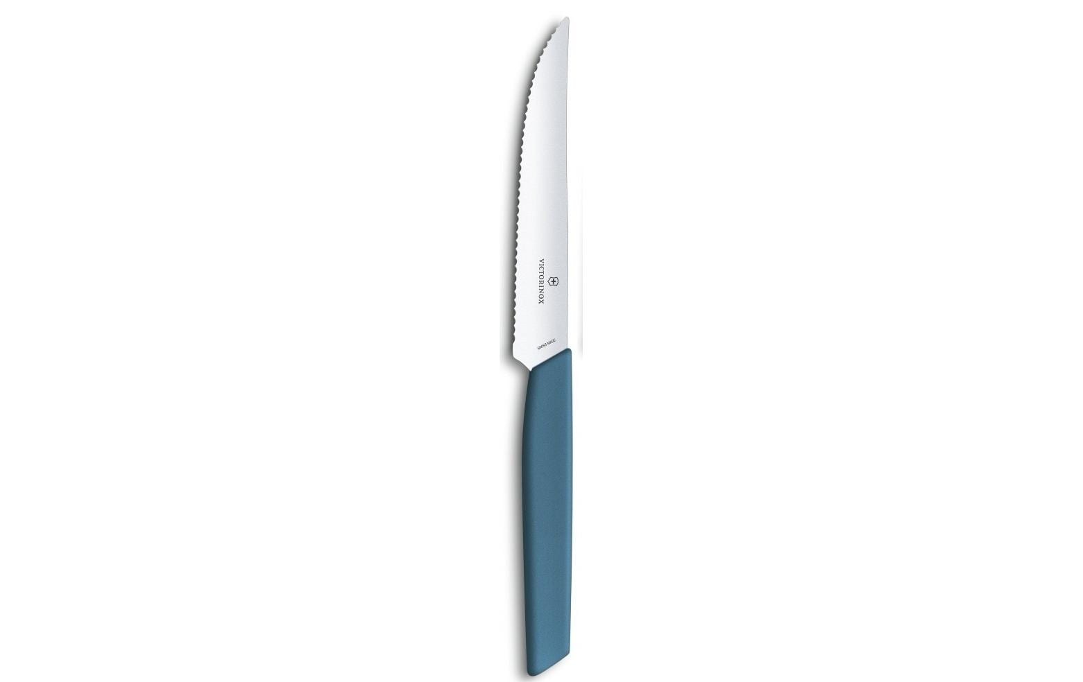 Victorinox Steakmesser-Set Swiss Modern 2 Stück, Blau