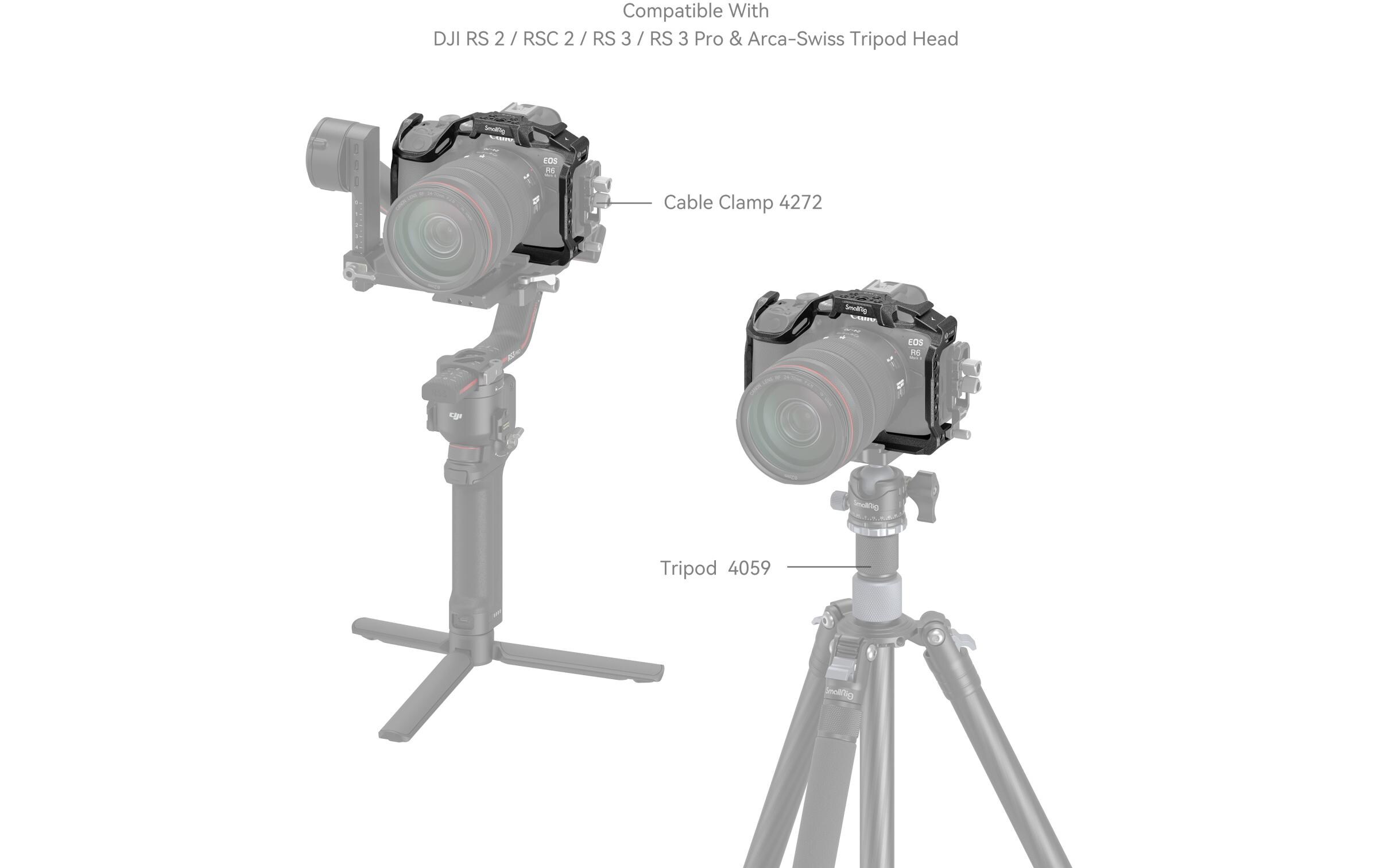 Smallrig Cage Canon EOS R6 Mark II Black Mamba