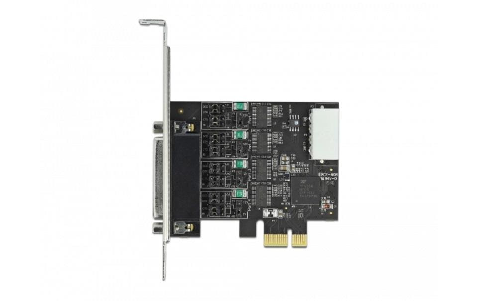 Delock PCI-Express-Karte 89895 4x RS-232 mit Spannungsversorgung