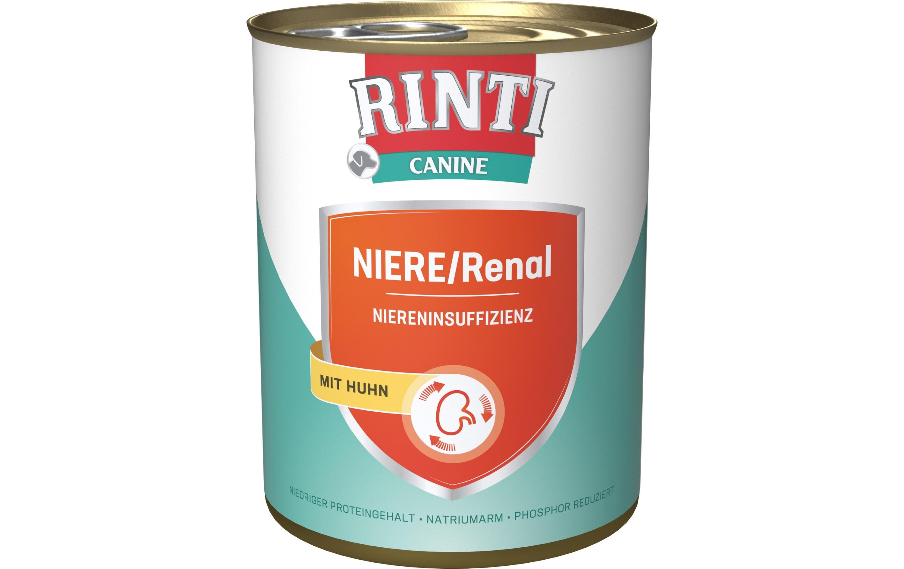 Rinti Canine Nassfutter Niere / Renal Huhn, 800 g