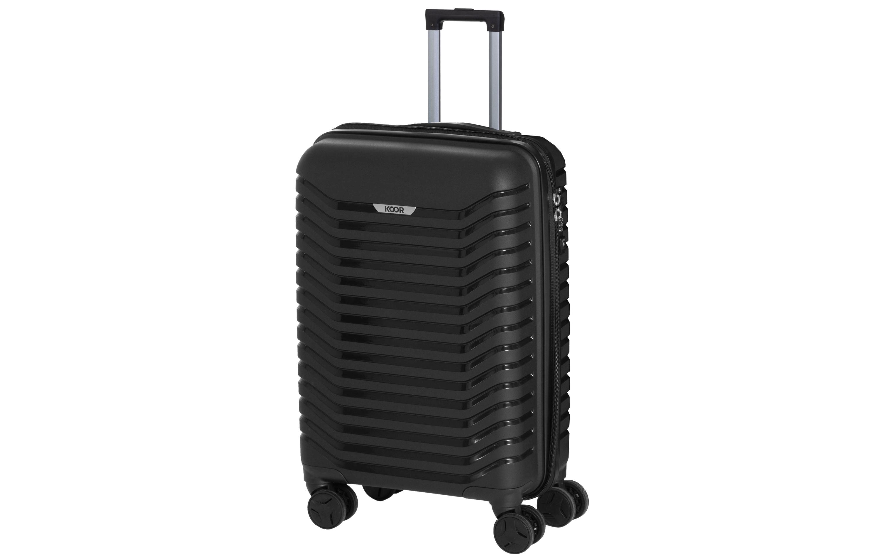 KOOR Reisekoffer Manila 95 L, Schwarz