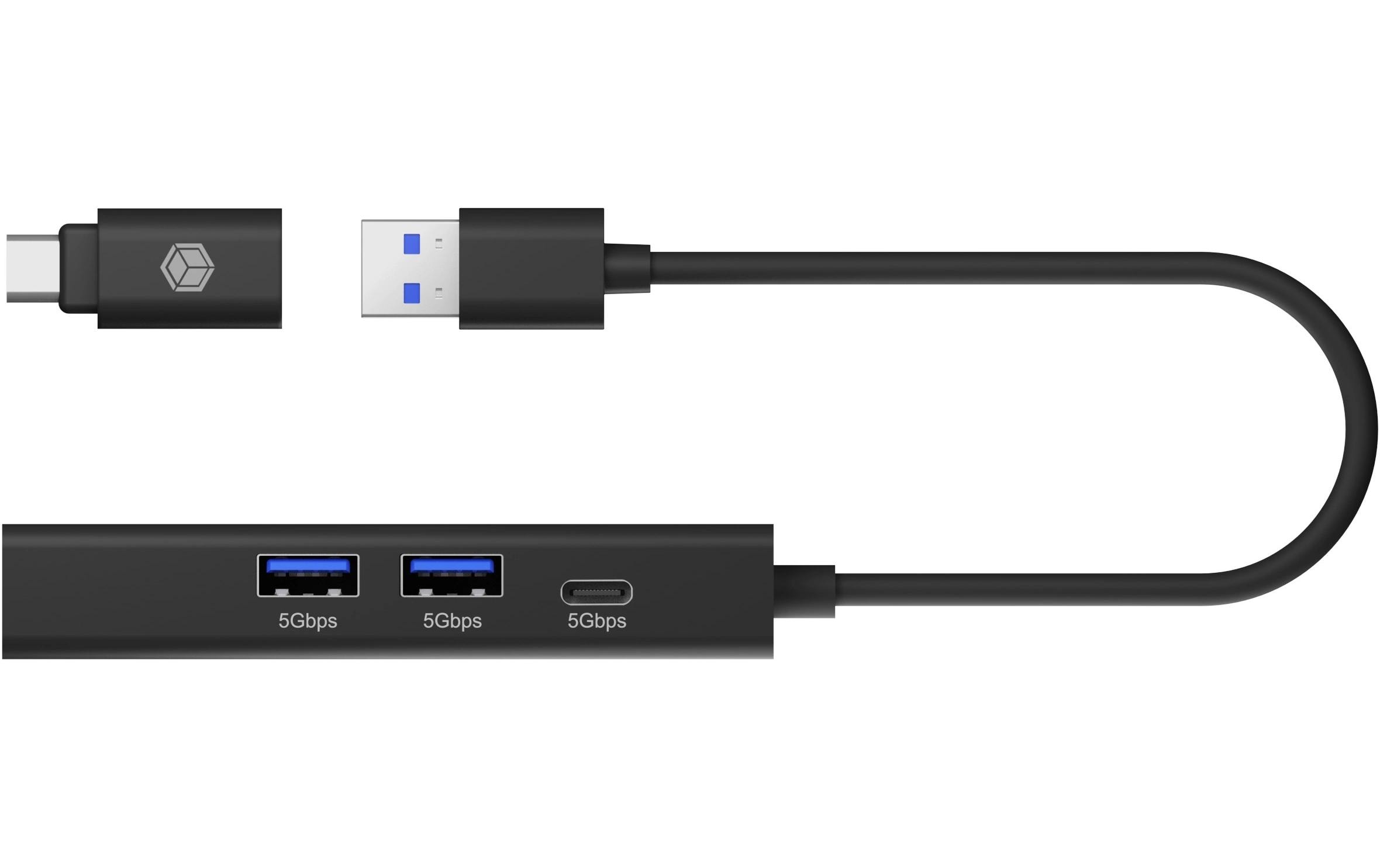 ICY BOX USB-Hub IB-HUB1439-LAN