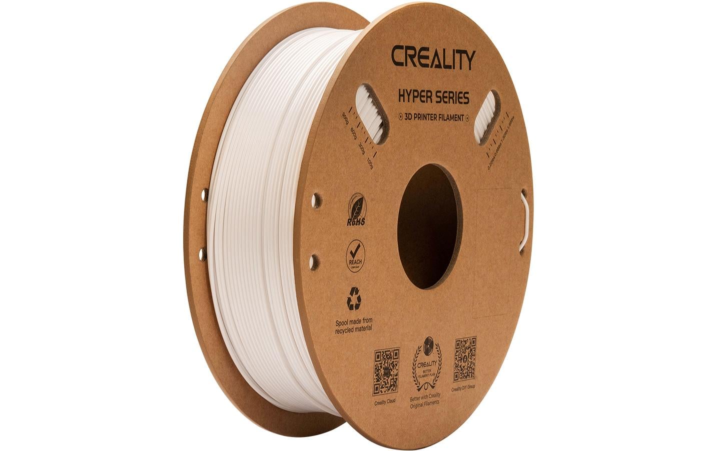 Creality Filament PETG Hyper Weiss, 1.75 mm, 1 kg