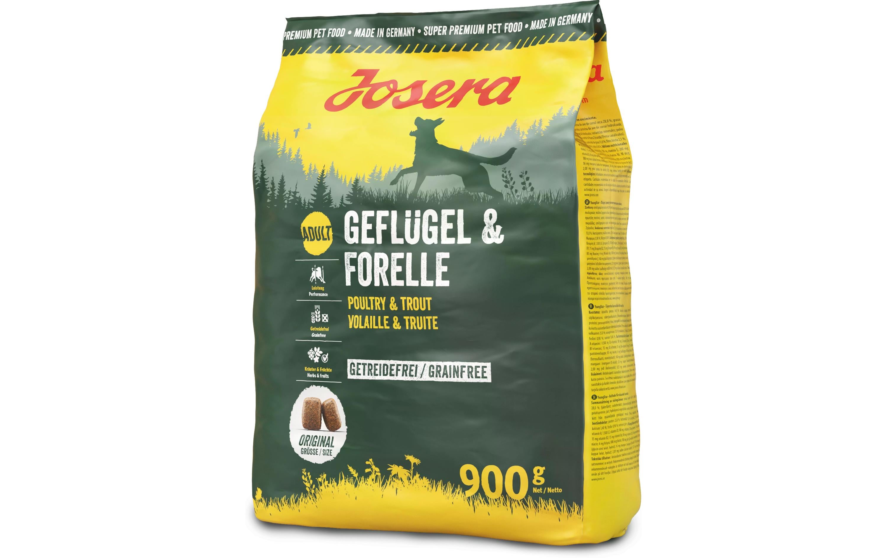 Josera Trockenfutter Geflügel & Forelle 900 g