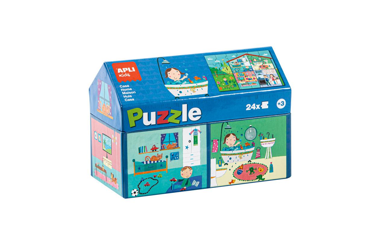 Apli Kids Gebäude-Puzzle Haus 24-teilig