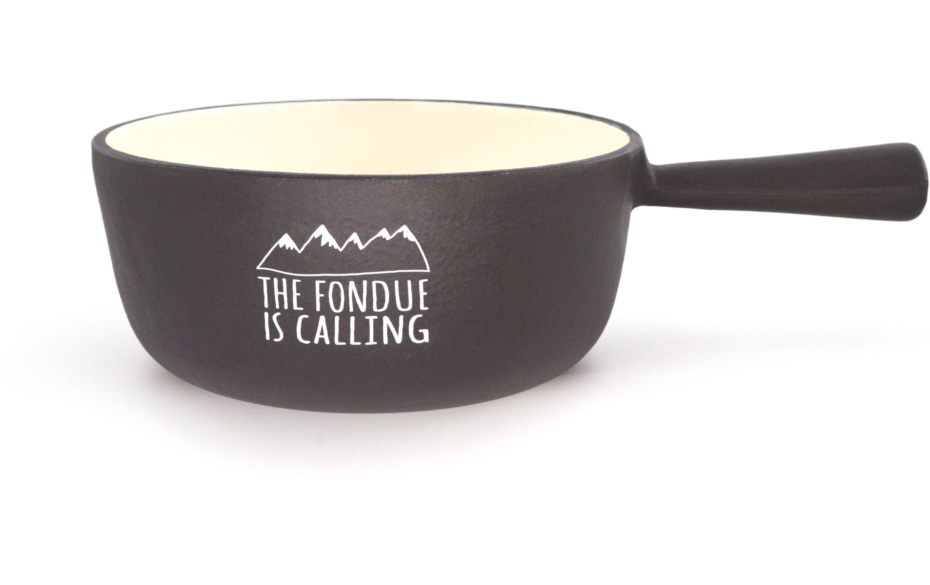 Heidi Cheese Line Fondue-Caquelon The Fondue is calling Schwarz