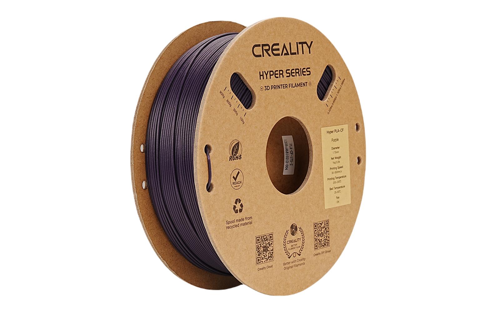 Creality Filament PLA Hyper Carbon Violett, 1.75 mm, 1 kg