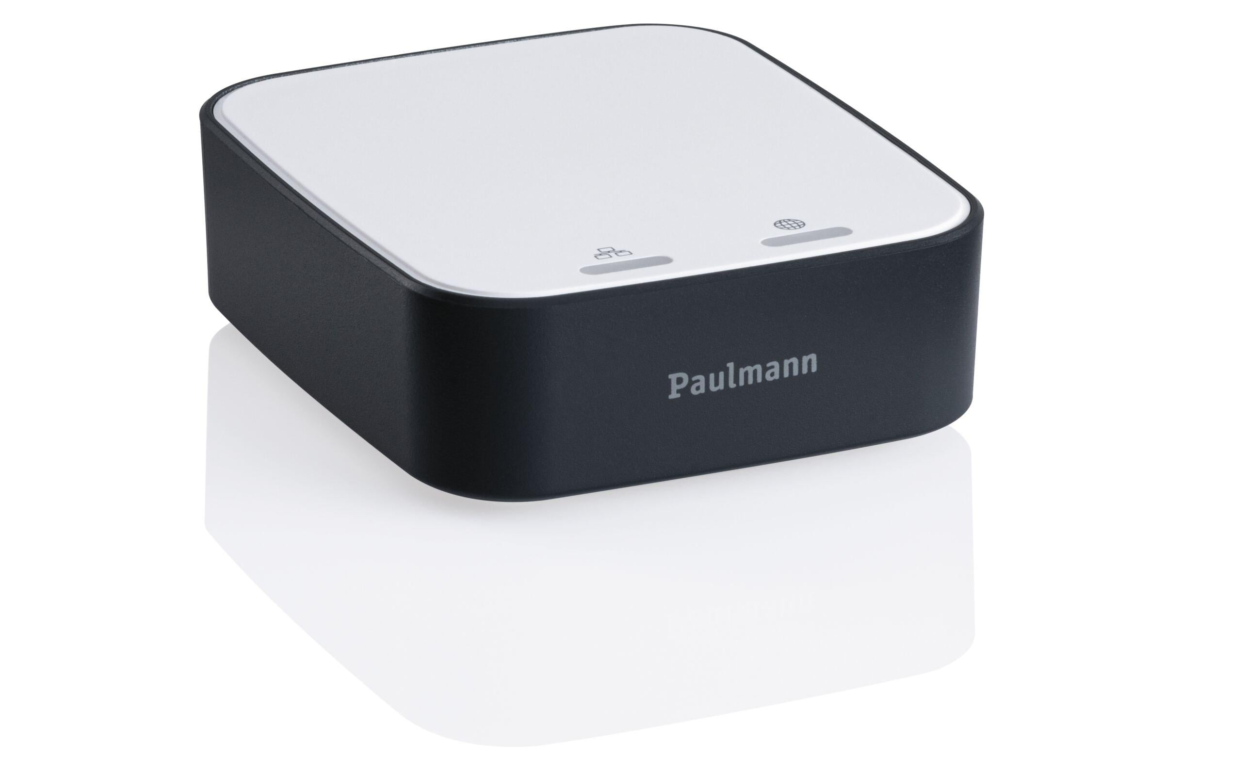 Paulmann Smart Home Gateway Smik, Zigbee, Weiss/Anthrazit