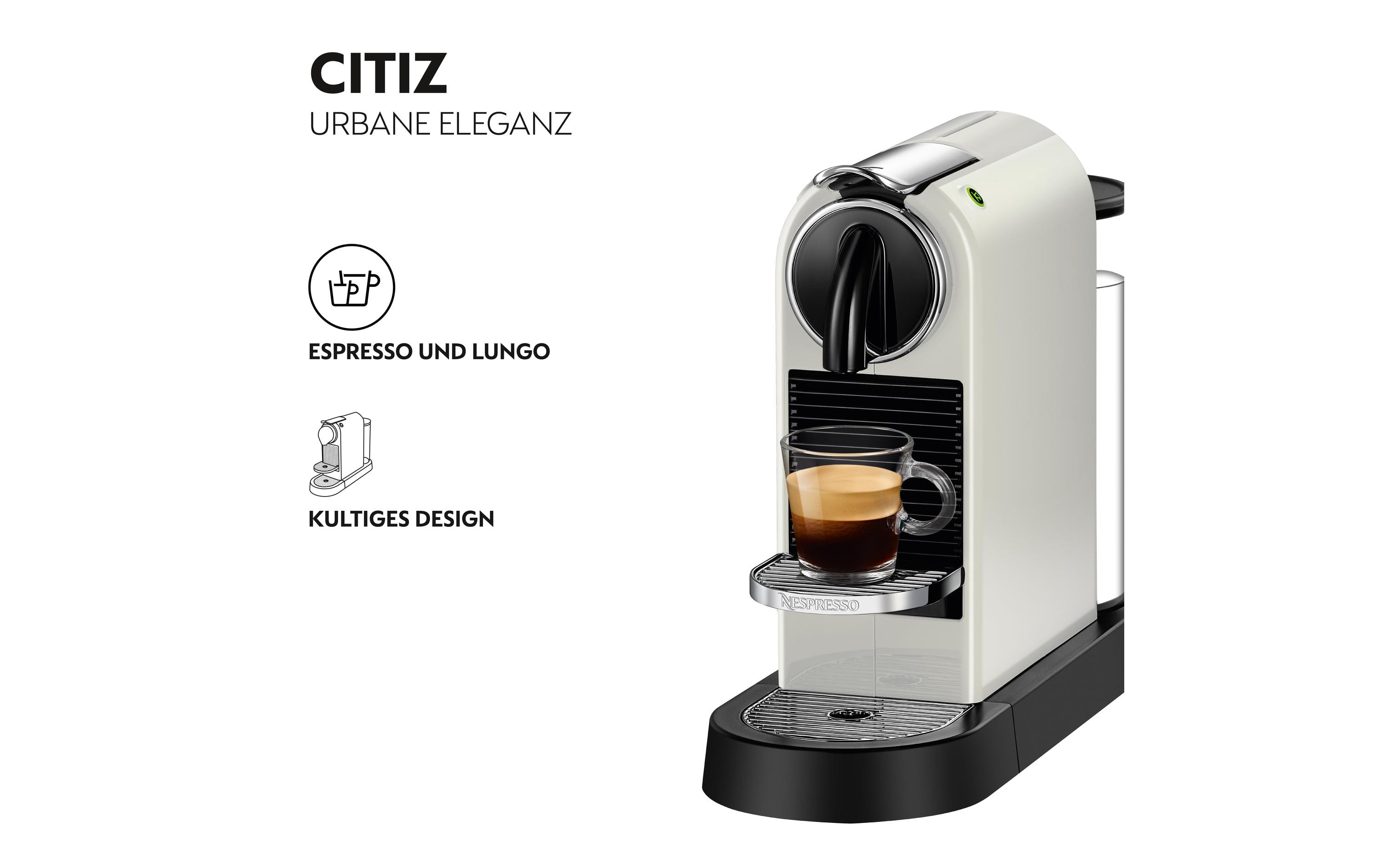 De'Longhi Kaffeemaschine Nespresso CitiZ EN167.W Weiss