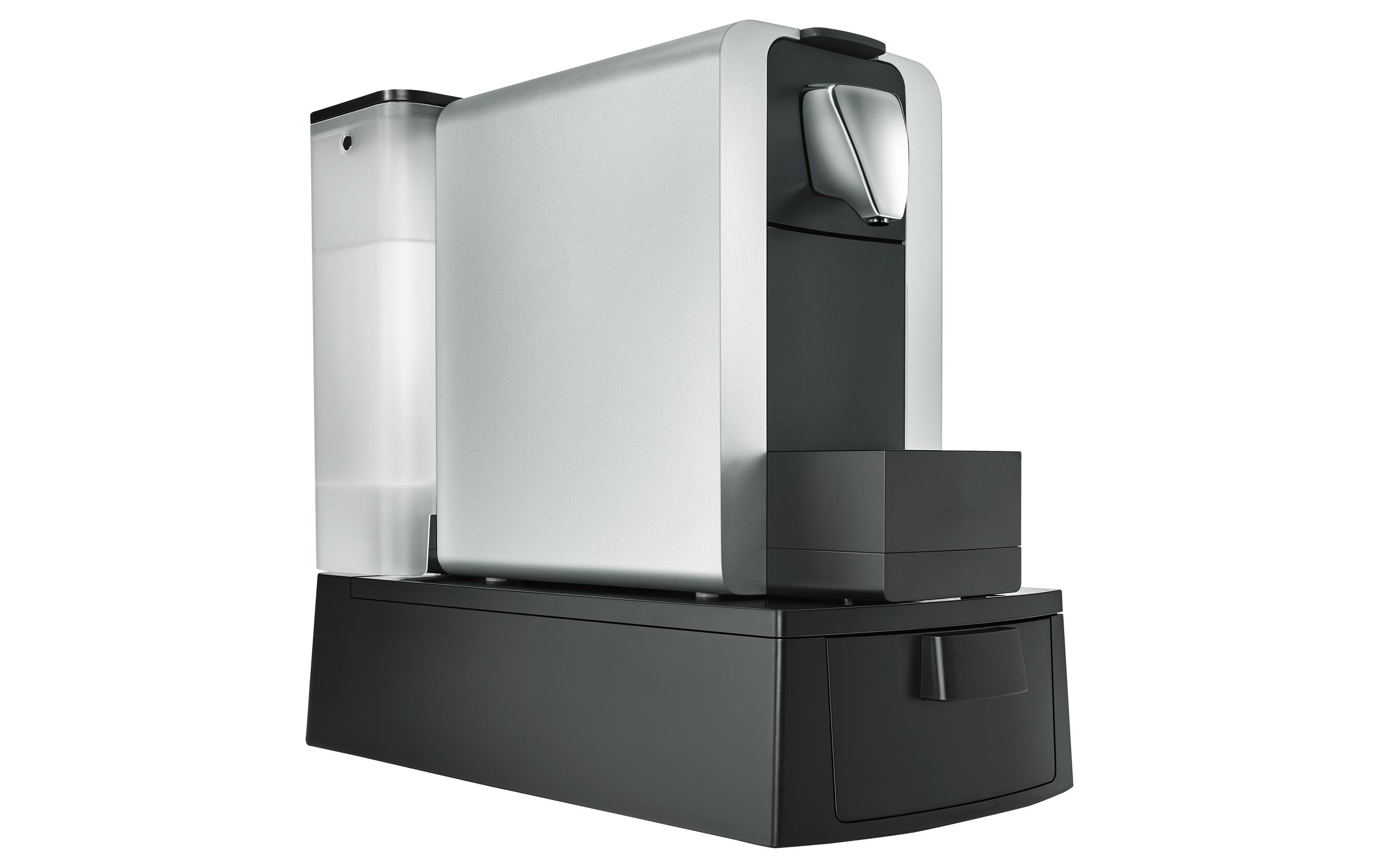 Delizio Kapselmaschine Compact Pro XL Schwarz/Silber