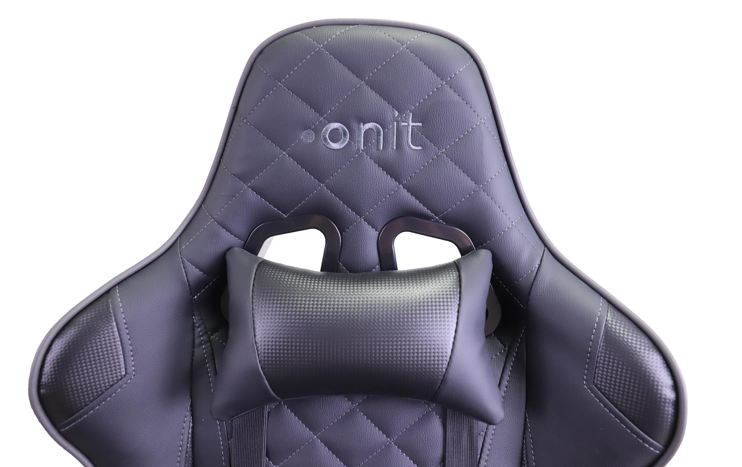 onit Gaming-Stuhl Deepblack Schwarz