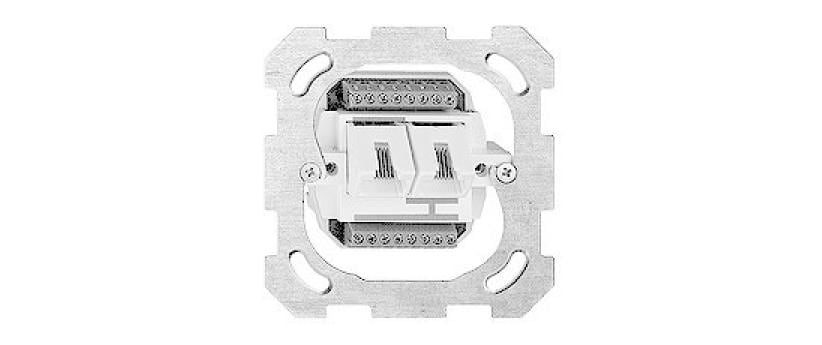 Feller EDIZIOdue Telefondose UP 2x RJ45