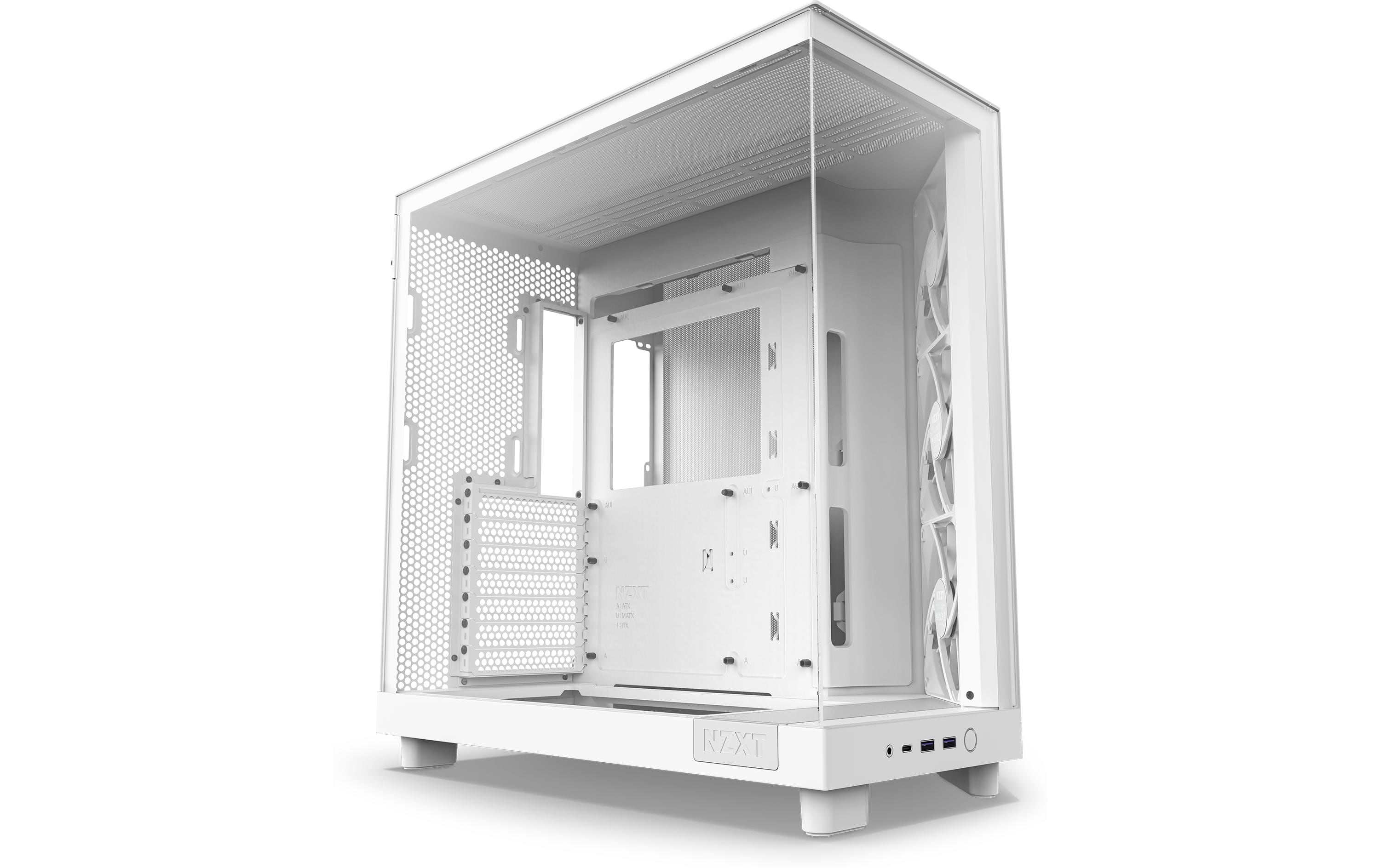 NZXT PC-Gehäuse H6 Flow Weiss