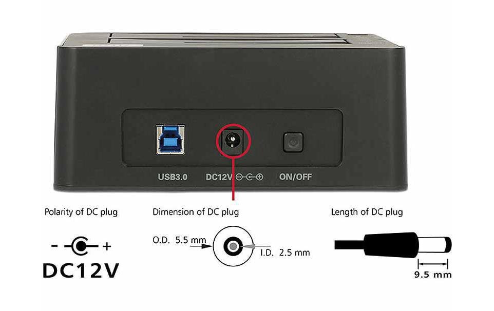 Delock Docking- und Klonstation Dual SATA