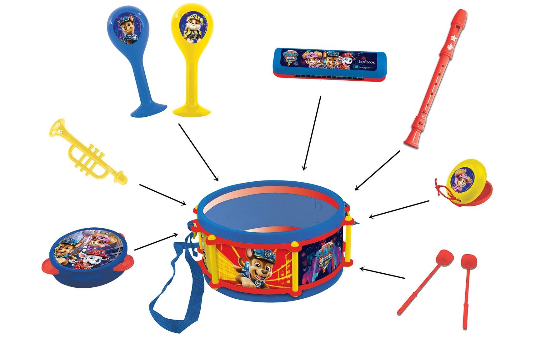 Lexibook Musikinstrument Paw Patrol 7-teiliges Musikset