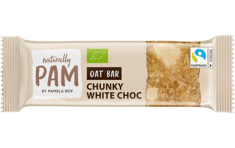 Naturally Pam Riegel Bio Oat Bar – Chunky White Choc 12 x 40 g