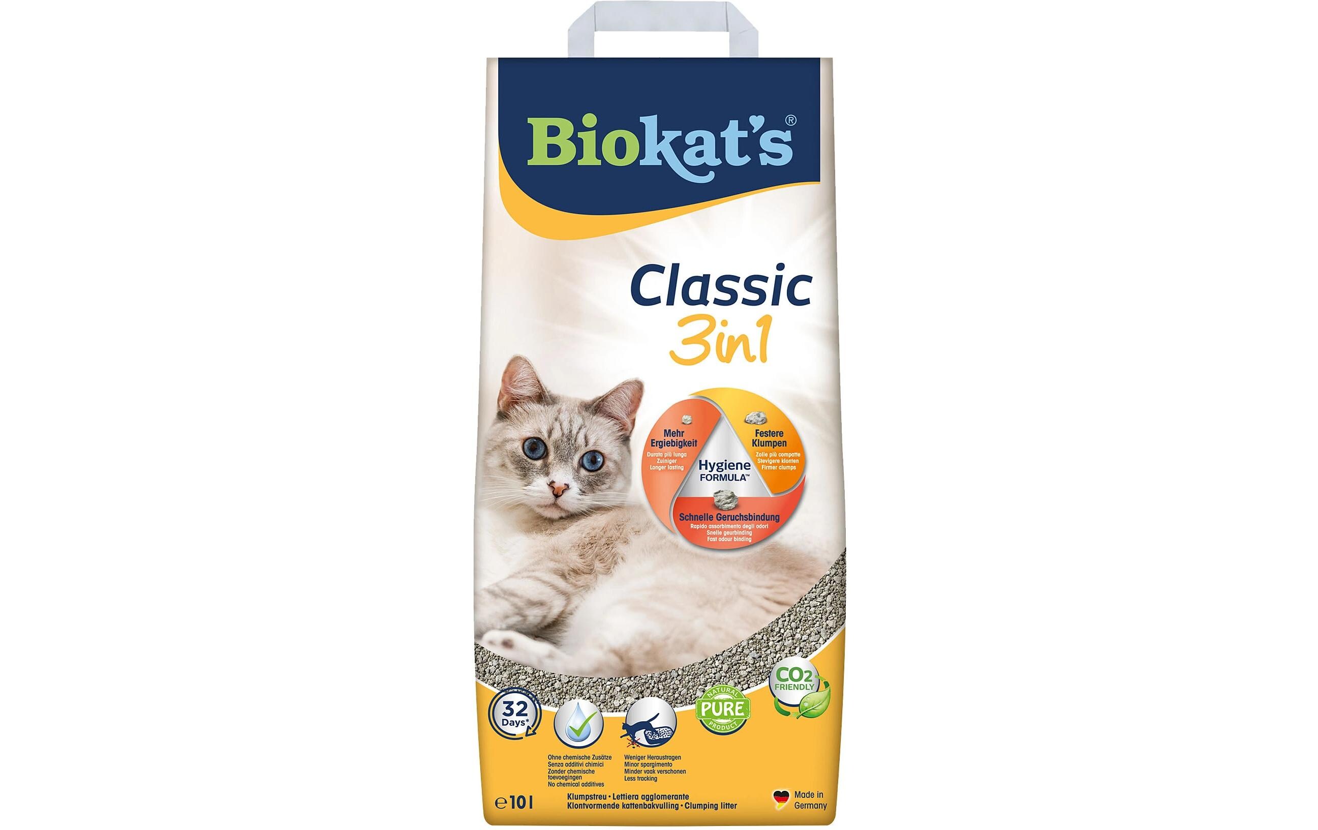 Biokat's Katzenstreu Classic 3in1, 10 l