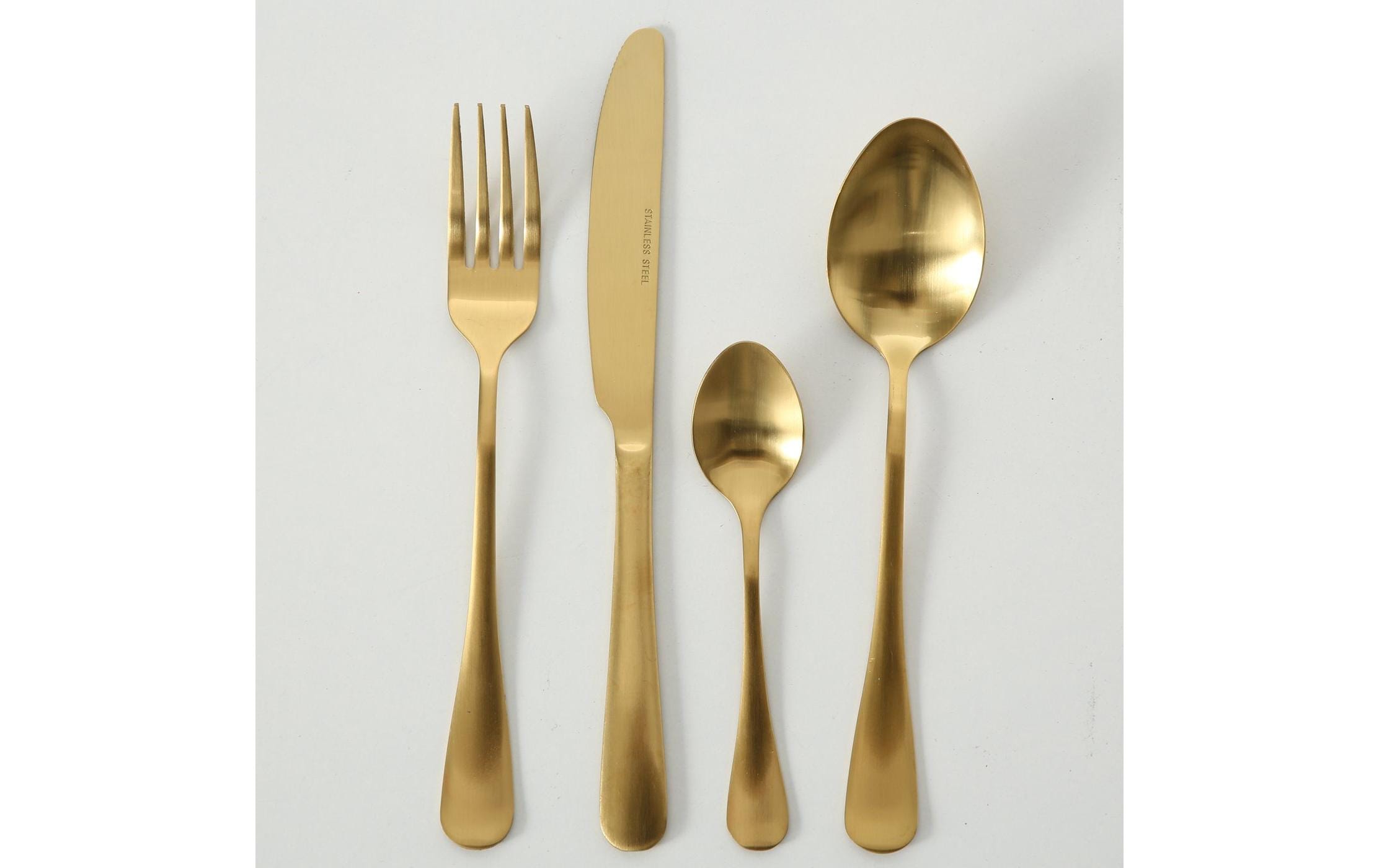 Boltze Besteck-Set Landlord 16-teilig, Gold