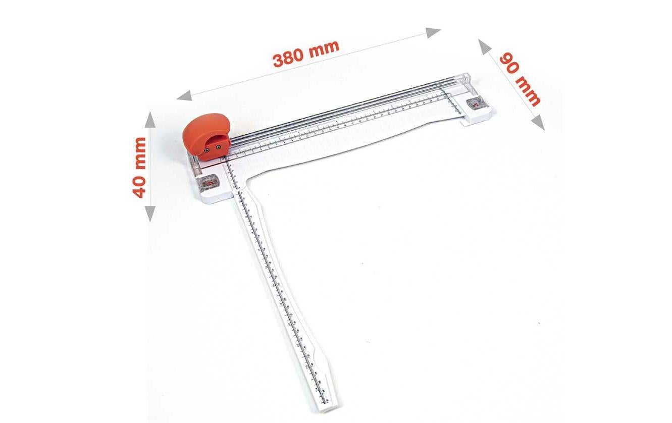 Peach Bürogeräte Rollenschneidegerät 3 in 1 Trimmer PC200-15 31 cm, 5 Blatt