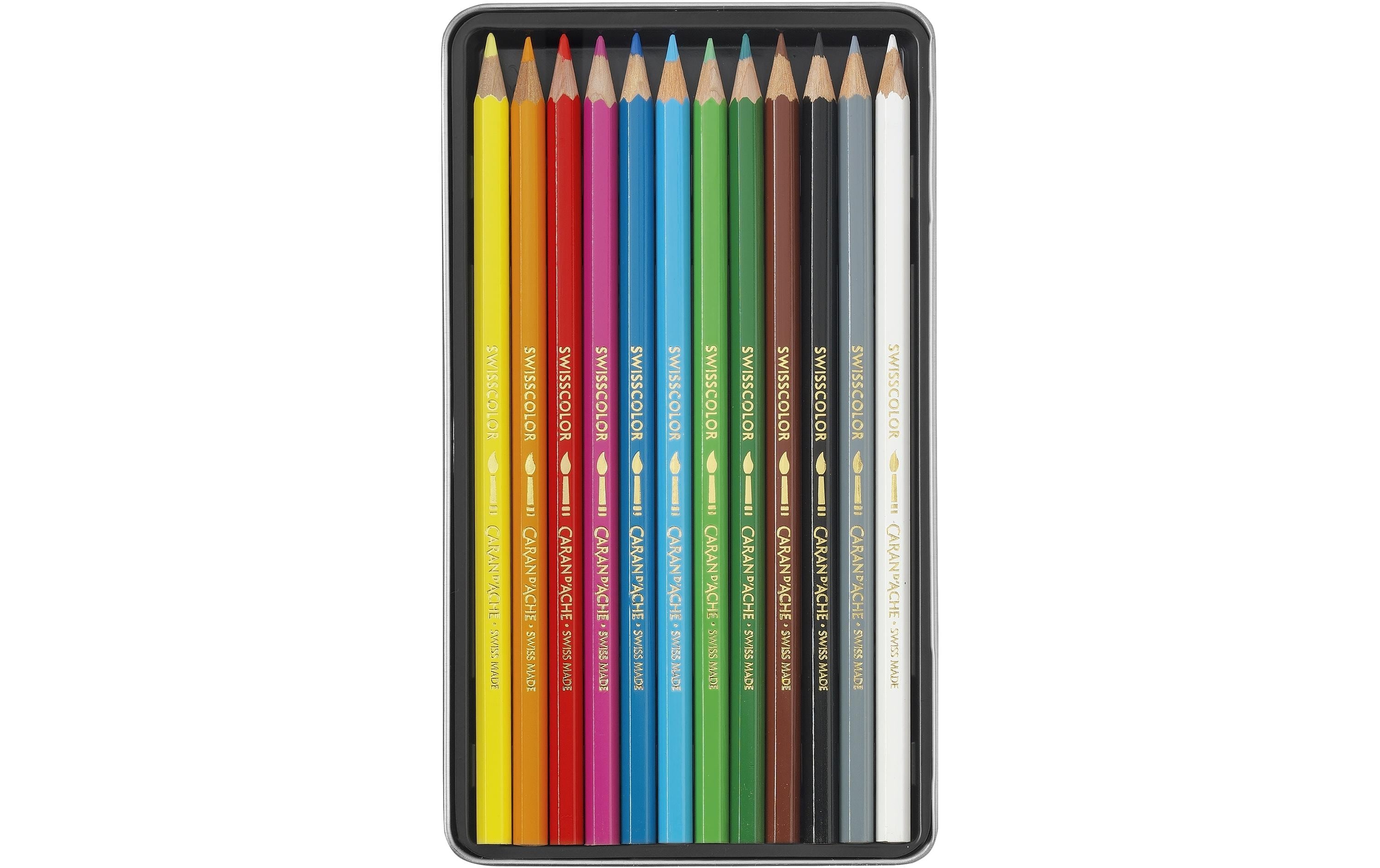 Caran d'Ache Aquarellstifte Swisscolor 12 Stück