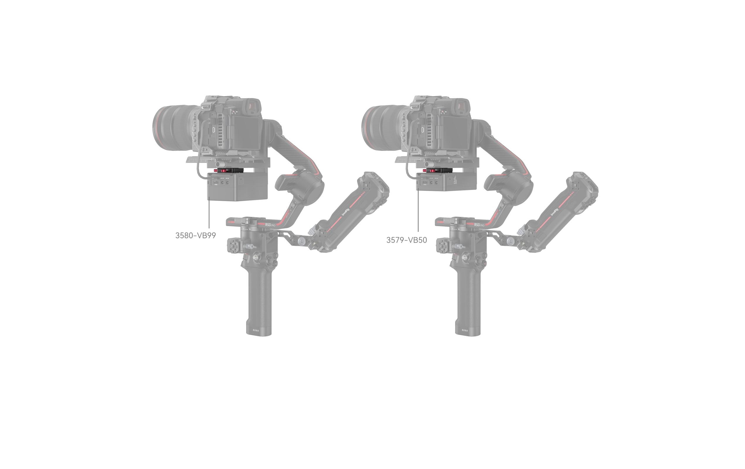 Smallrig V-Mount-Akkuplatte für DJI RS Stabilisatoren