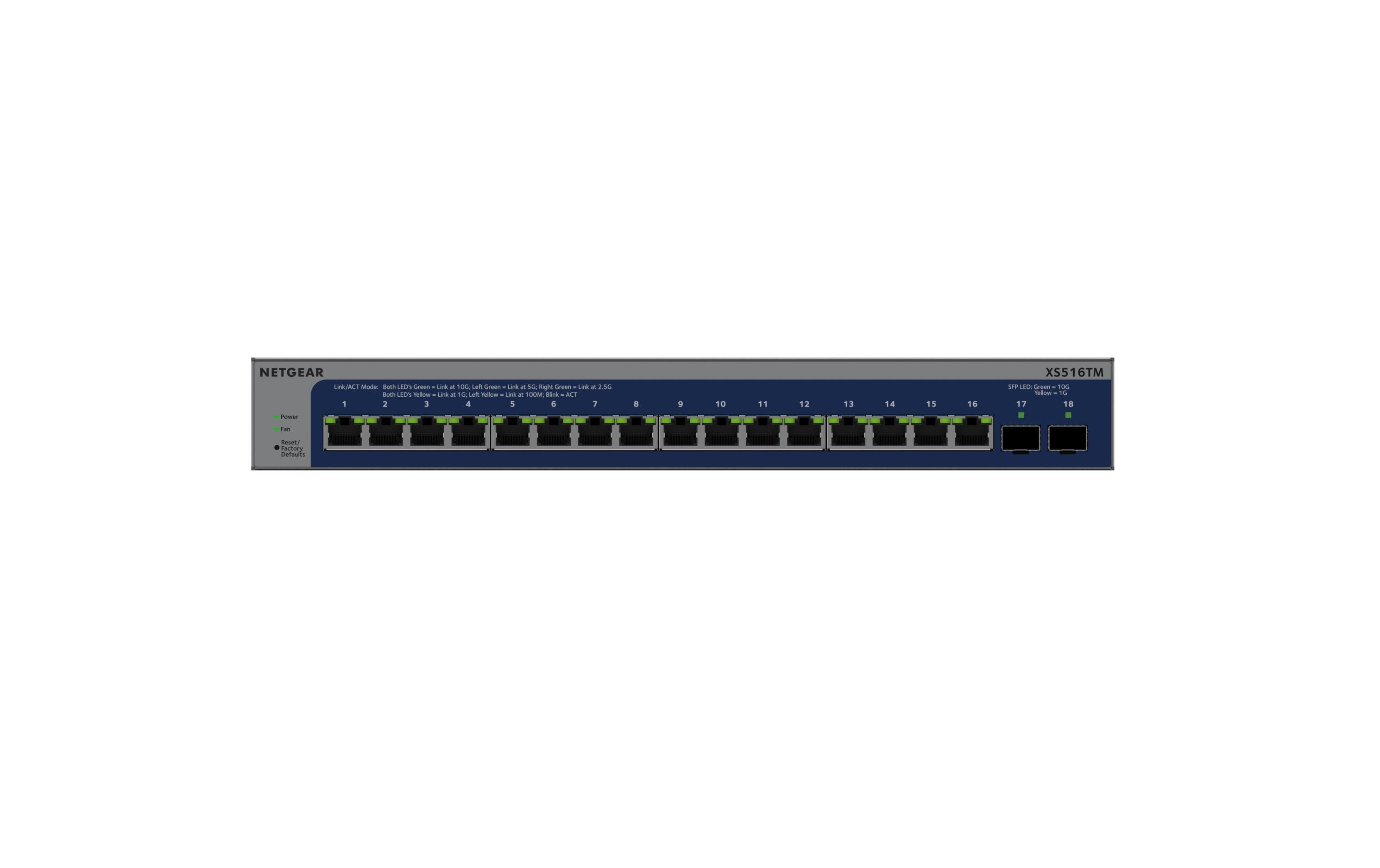 Netgear Switch XS516TM-100EUS 16 Port