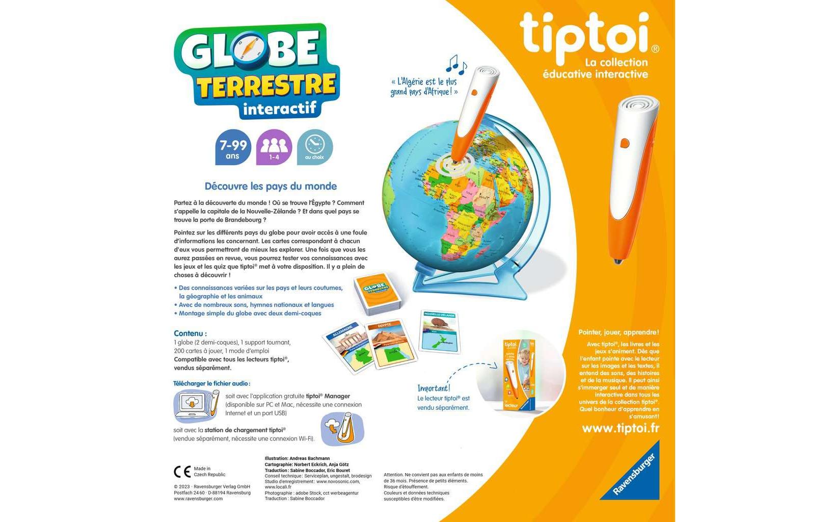 tiptoi Globe terrestre interactif -FR-