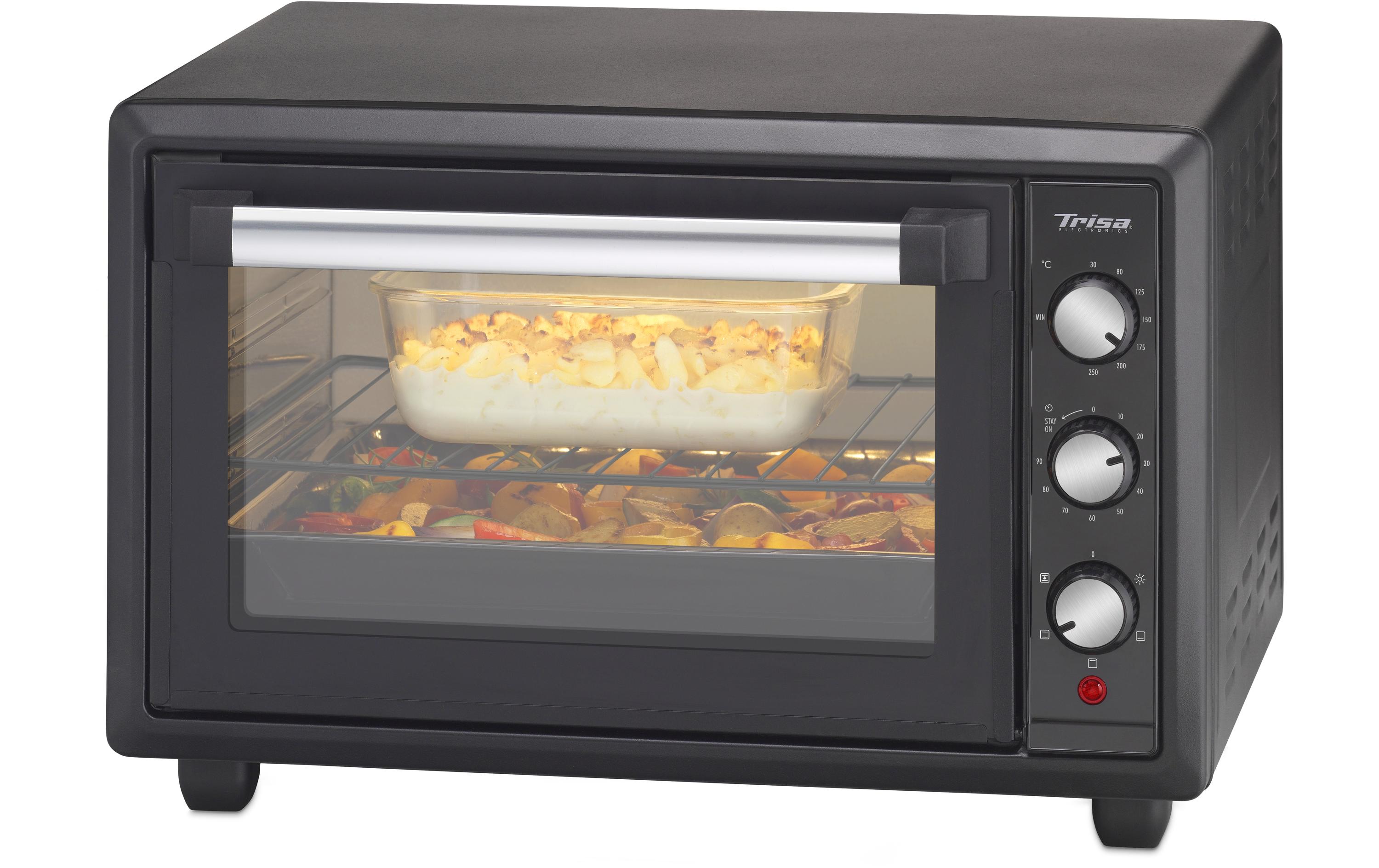 Trisa Backofen Forno Gusto 28 l, Schwarz