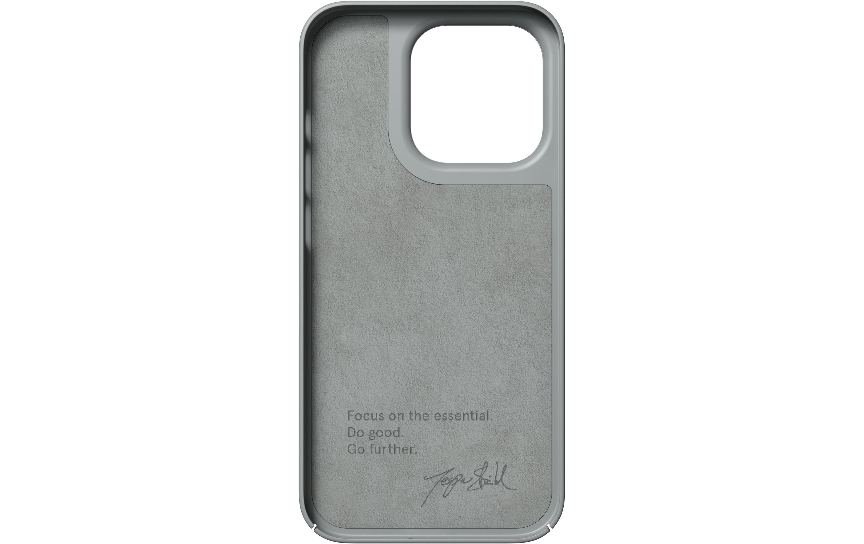 Nudient Back Cover Thin Case Magsafe iPhone 14 Pro Concrete Grey