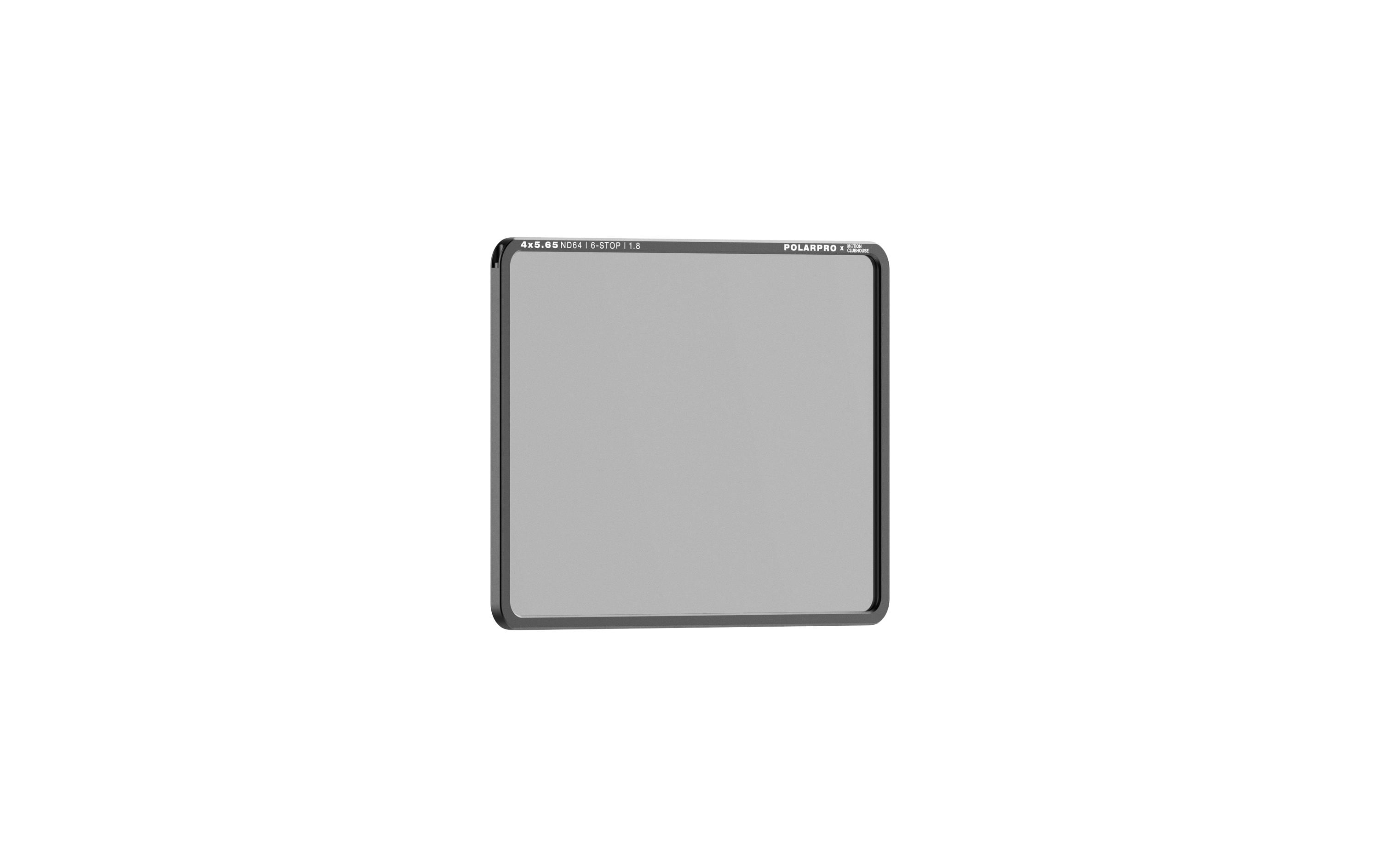 PolarPro Graufilter ND64 4x5.65 Filter – Motion Clubhouse Edition