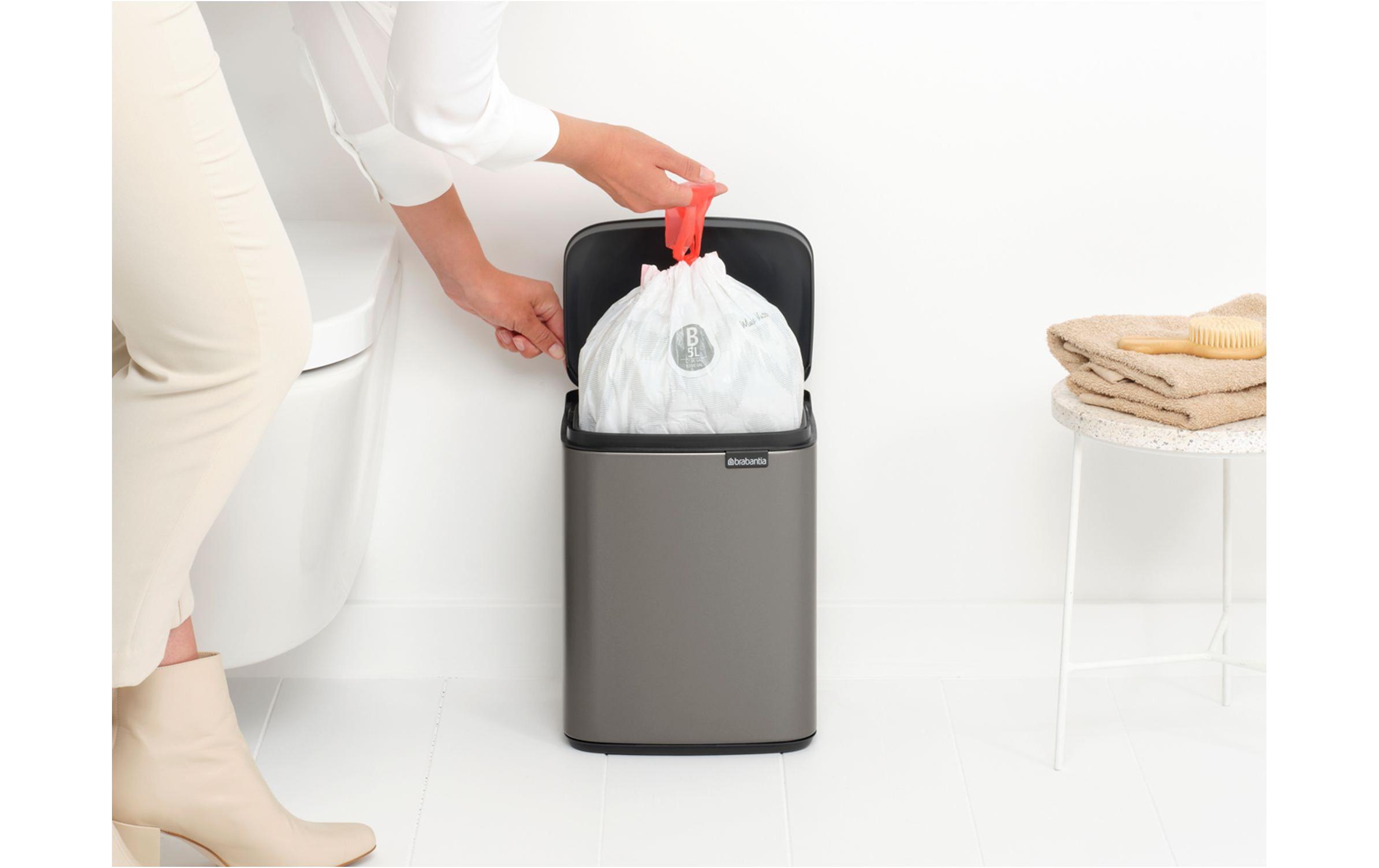 Brabantia Kosmetikeimer Bo Waste Bin 7 l, Platin