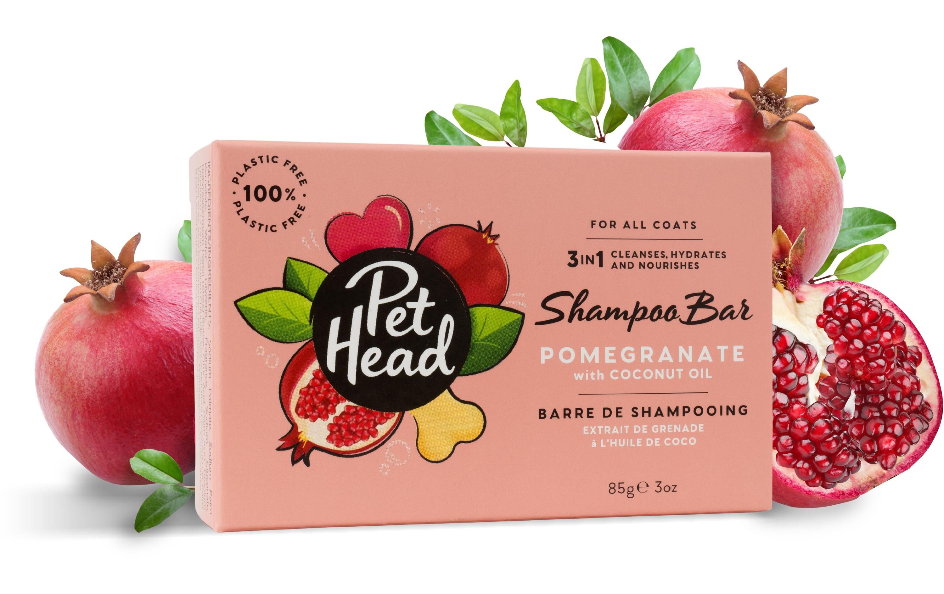 Pet Head Festes Shampoo Granatapfel 85 g