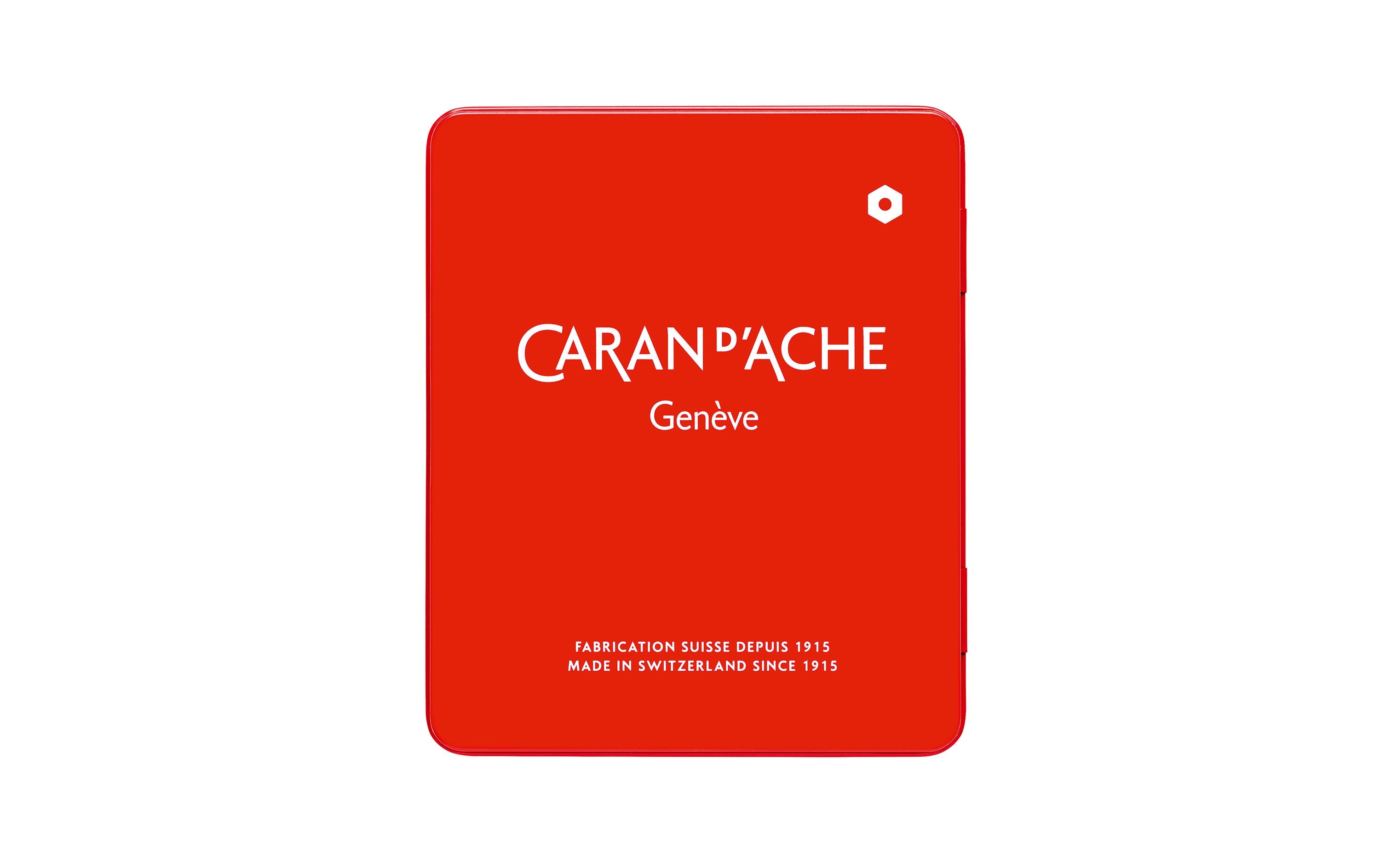 Caran d'Ache Wachsmalstifte Neocolor 2 Aquarelle 10 Stück, Warm