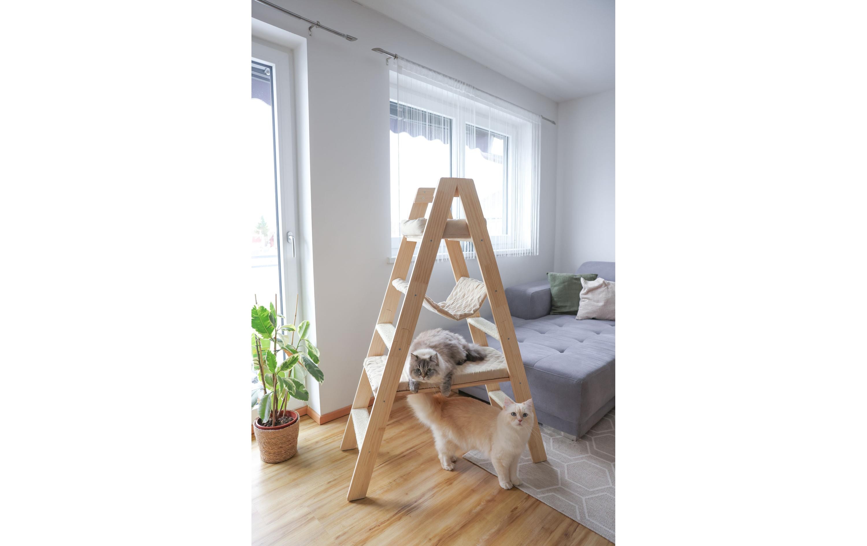 Kerbl Kratzbaum Ladder 97 cm x 39.5 cm x 134 cm