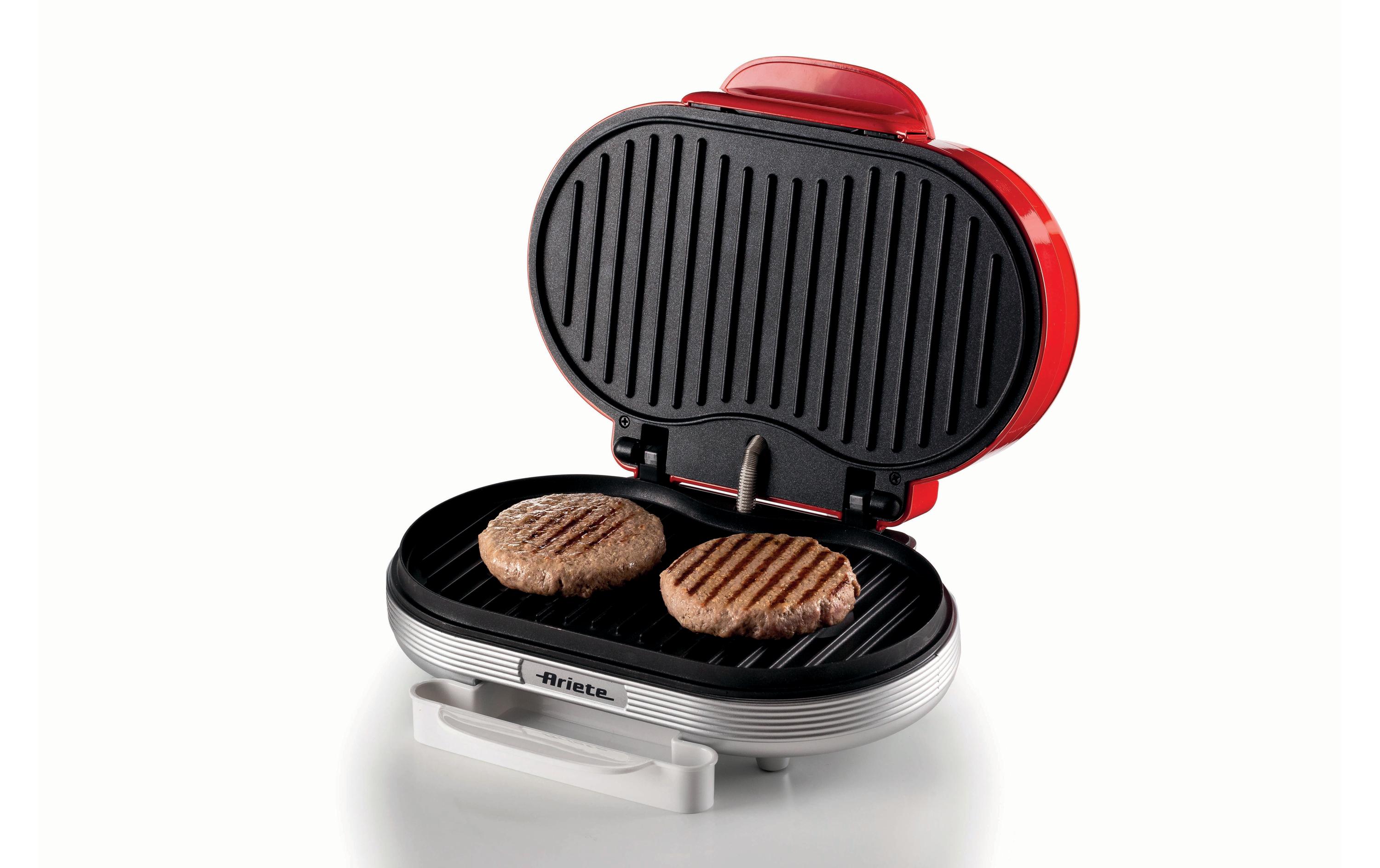 Ariete Hamburger-Grill Party Time ARI-205-RD 1200 W, Rot/Weiss