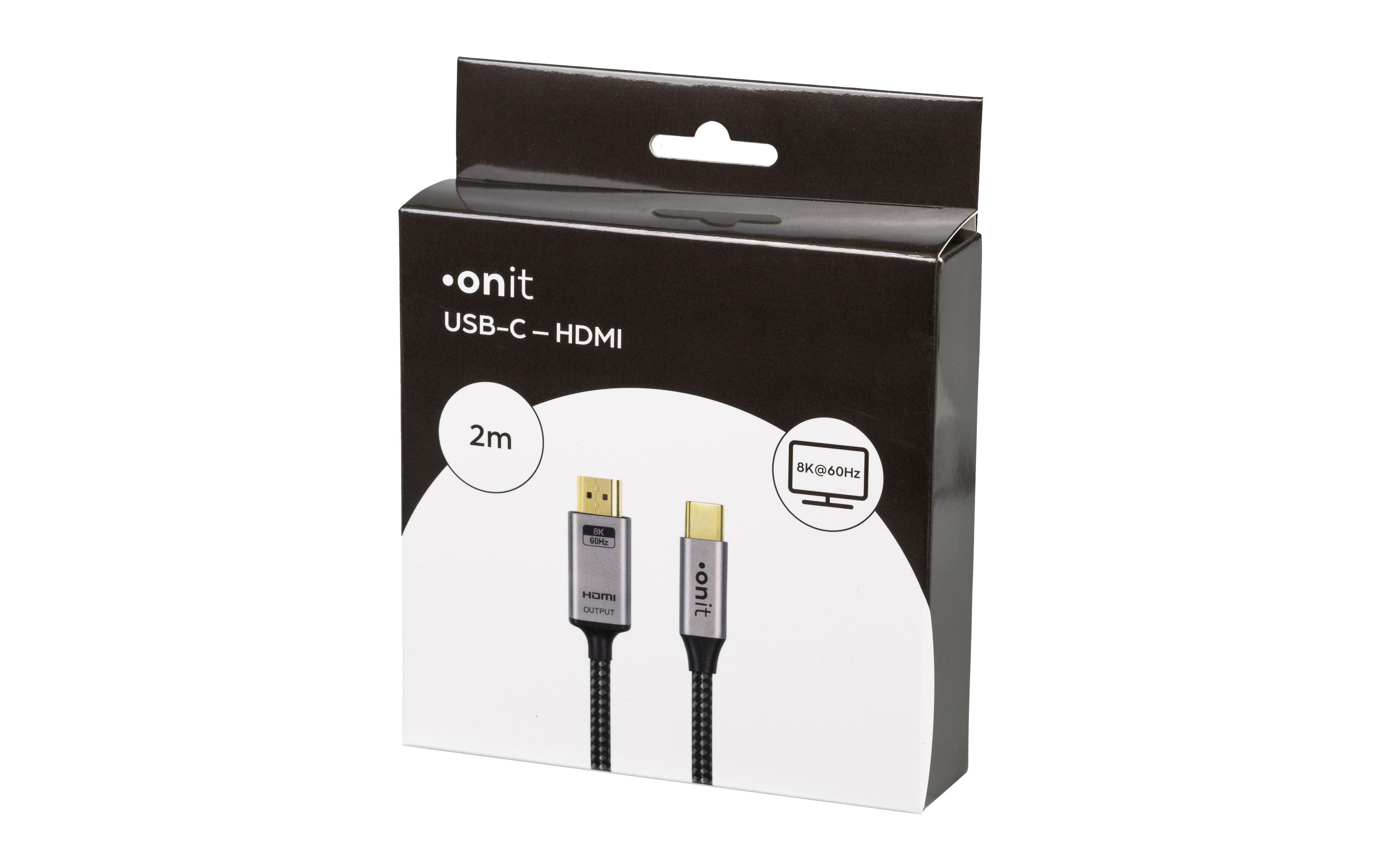 onit Kabel USB Type-C - HDMI, 2 m