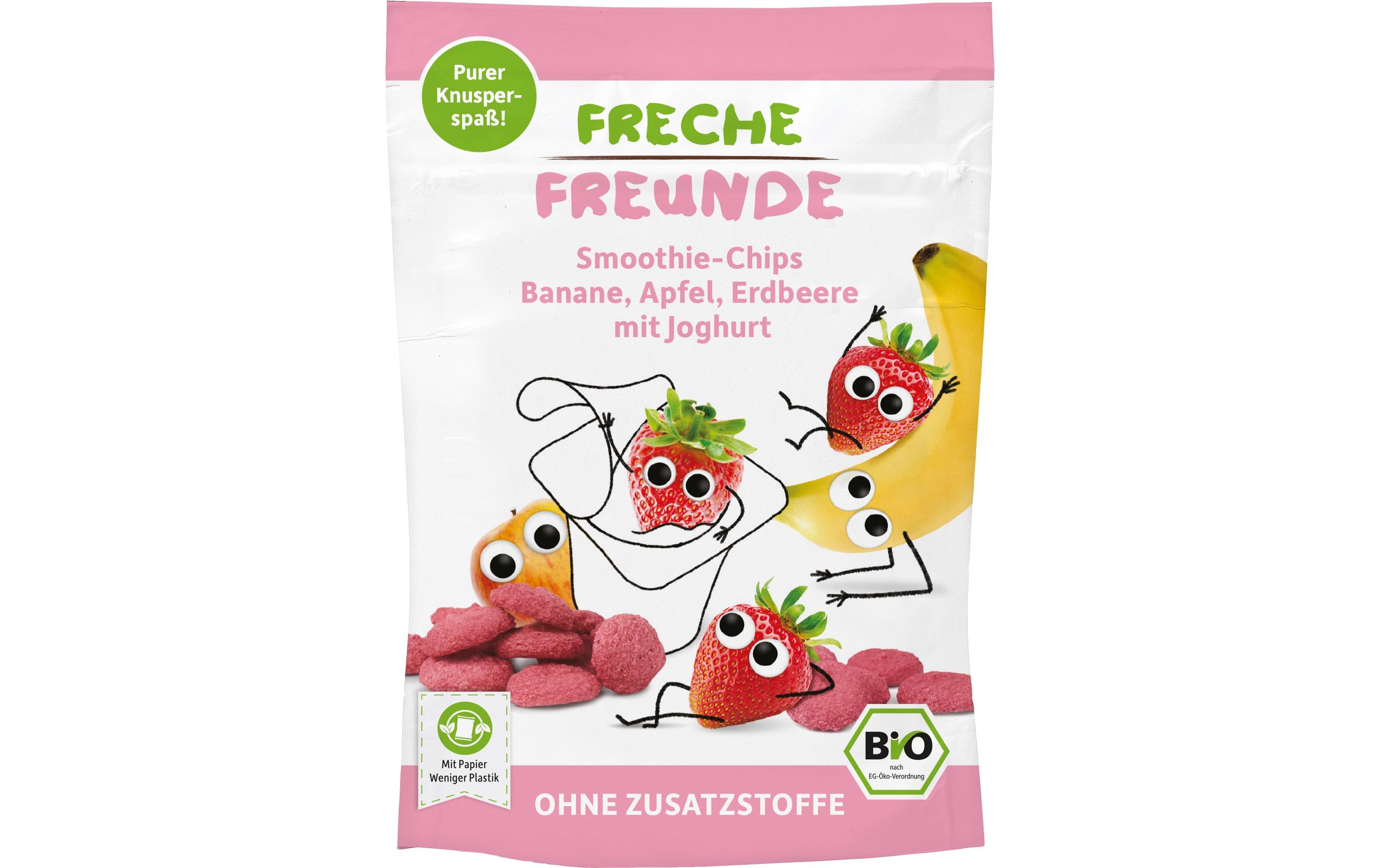 Freche Freunde Knabberspass Smoothie Chips Banane, Apfel, Erdbeere 16 g