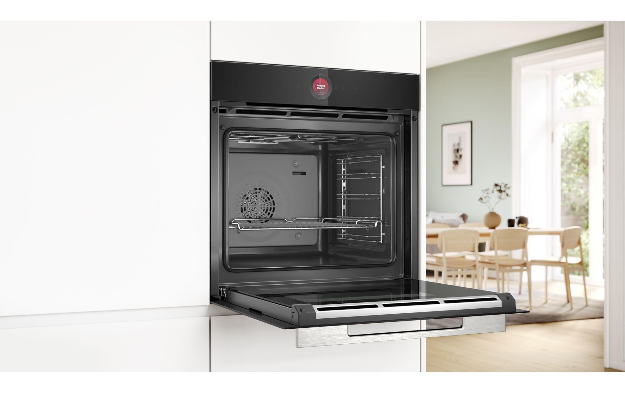 Bosch Einbaubackofen HBG7341B1 Schwarz A+