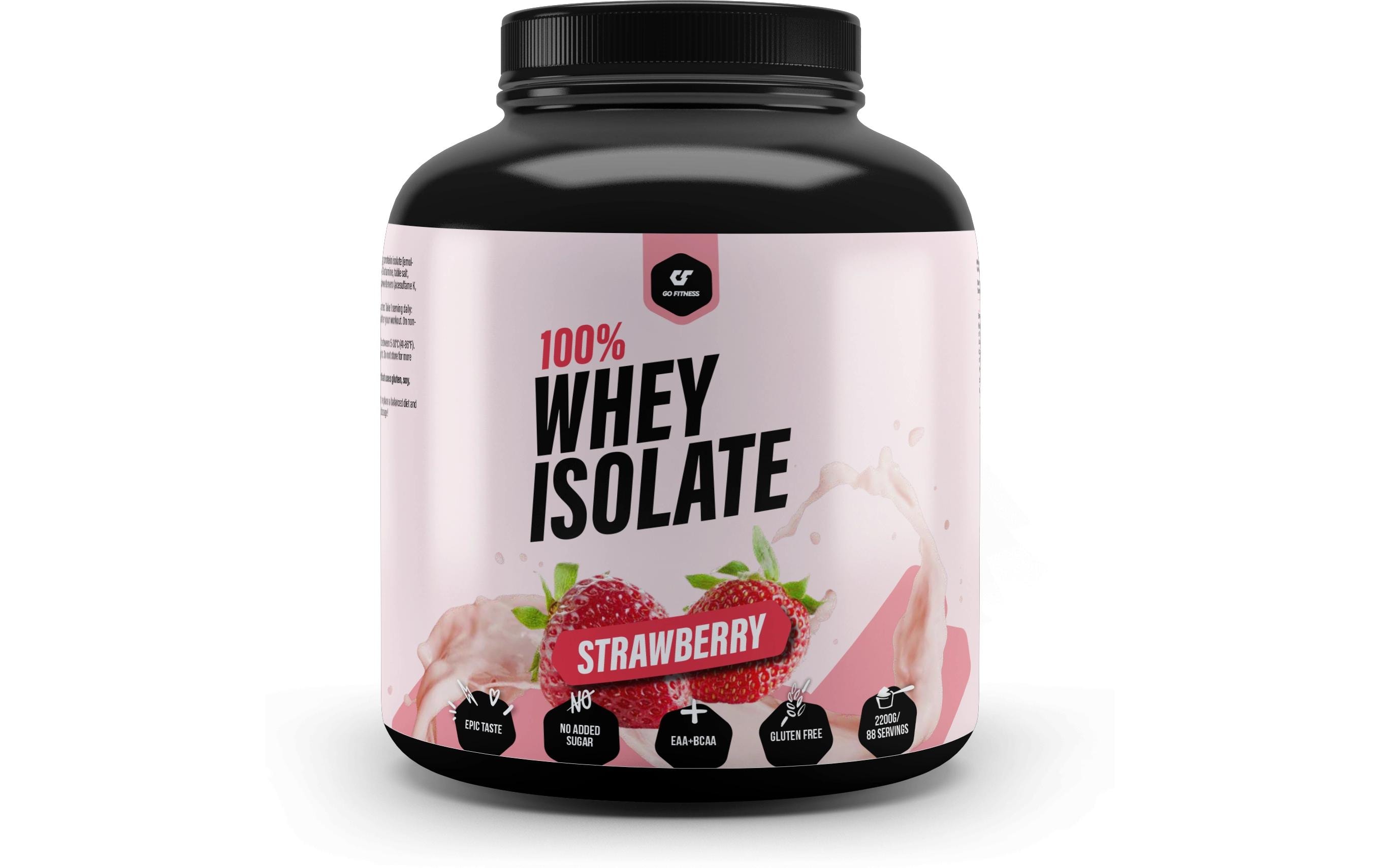 Go Fitness 100% Clear Whey Isolate Erdbeere, 2200 g