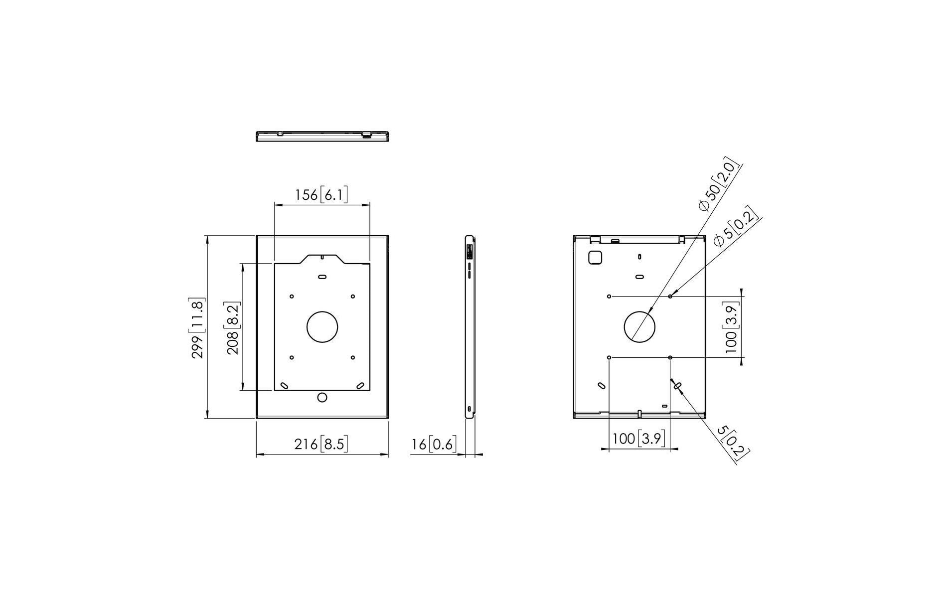 Vogel's Gehäuse PTS 1238 für iPad 10.2 (2019, 2020)