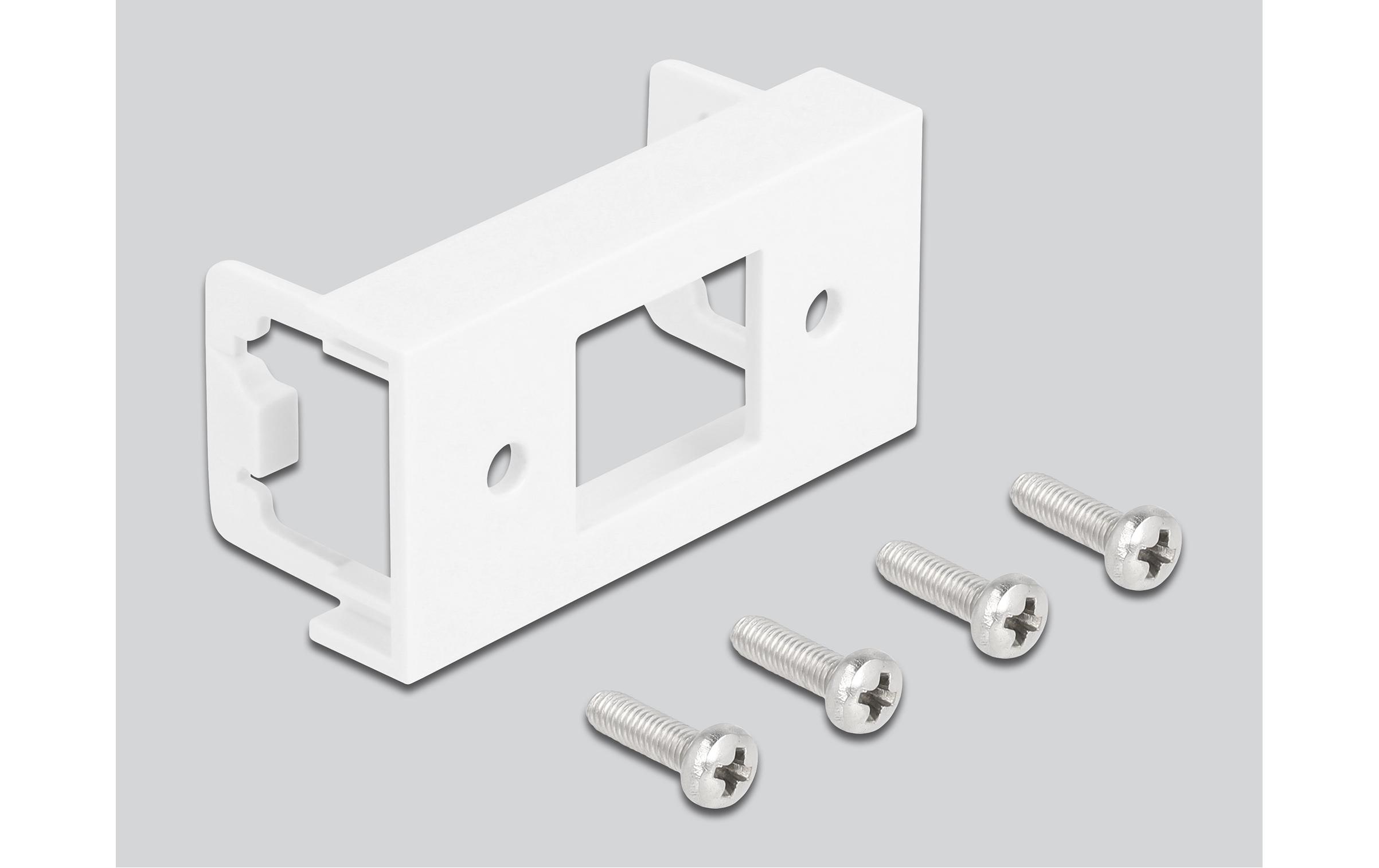 Delock Patchkabel für Easy 45 Modul Cat 6A, S/FTP, 3 m, Schwarz