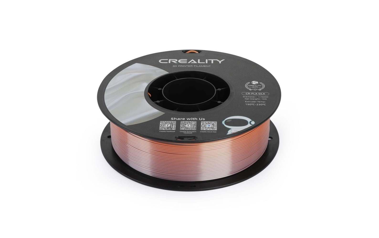 Creality Filament PLA, Silk Regenbogen, 1.75 mm, 1 kg